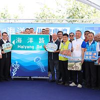 台中市で全国唯一の海洋路が開通、北堤路と環港北路を結ぶ道として海洋館へのラスト1マイルを完成。台中港区の交通と産業のアップグレードにおける重要なポイントとなる。(写真/台中市政府) 台中市で全国唯一の海洋路が開通、北堤路と環港北路を結ぶ道として海洋館へのラスト1マイルを完成。台中港区の交通と産業のアップグレードにおける重要なポイントとなる。(写真/台中市政府)