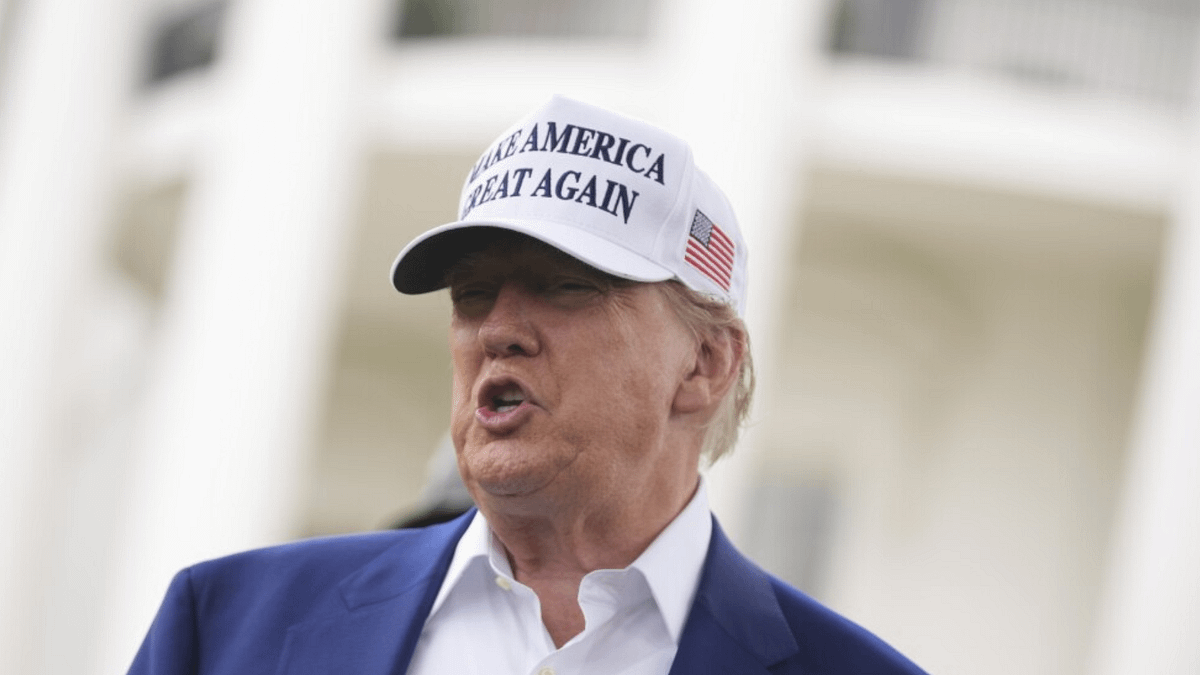 米大統領トランプ。(AP通信) 米大統領トランプ。(AP通信)