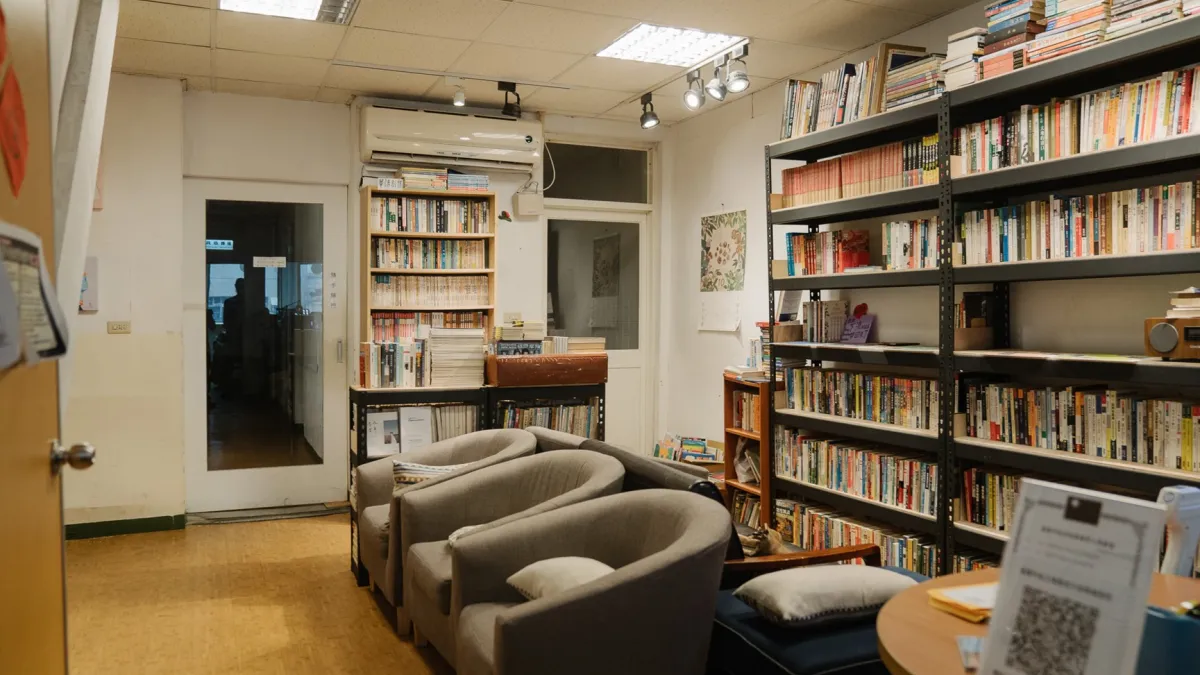 魚曰二手書店店內實景。(圖/基隆市政府)