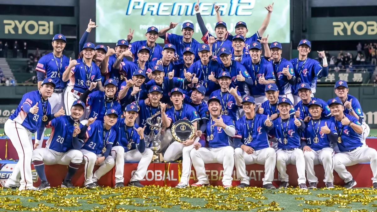 台灣健兒們組成中華隊奪得2024年第三屆世界棒球12強冠軍。(圖/CTbaseballteam@facebook)