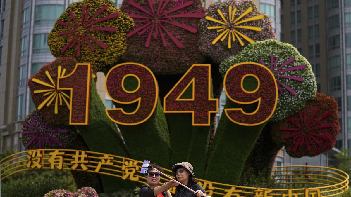 2021年7月1日,中共建黨百年,中國共產黨慶祝建黨100周年(AP)