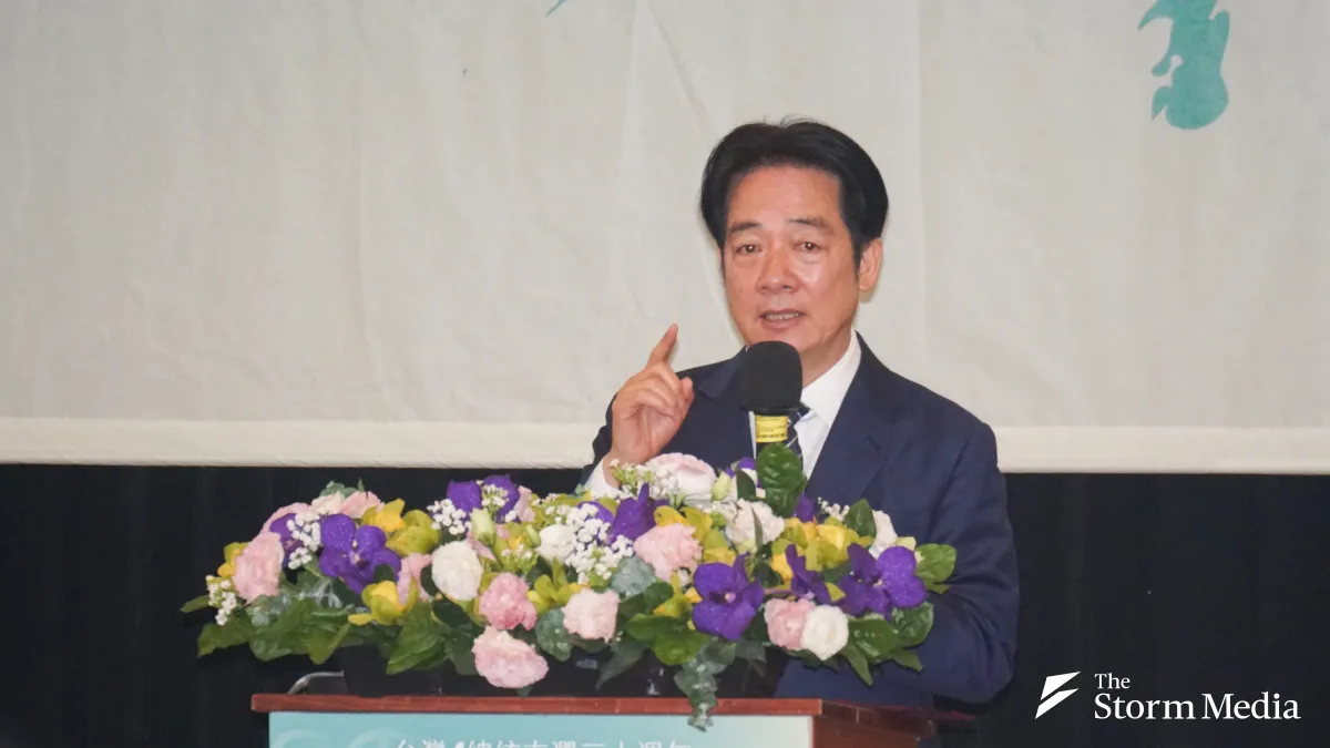 President Lai Ching-te attends the symposium marking the 30th anniversary of Taiwan's first direct presidential election. (Photo / Tsai Chin-chieh)