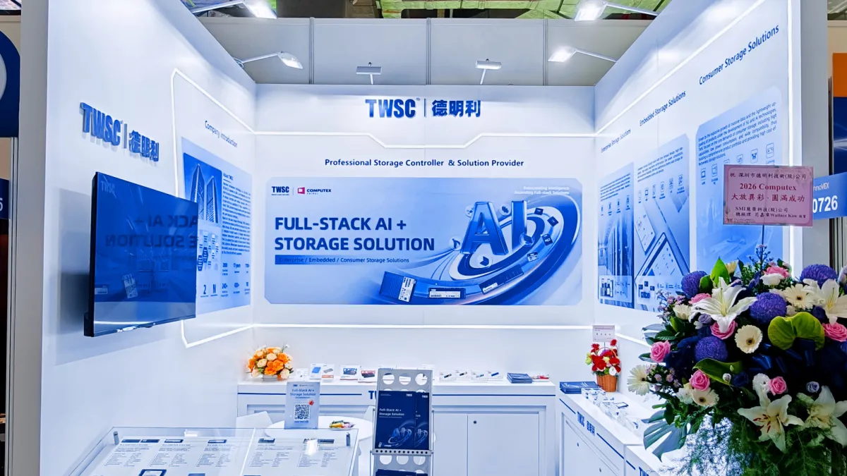 TWSC Presents Full-Stack Storage Solutions at COMPUTEX 2026 to Meet Diverse Demands of "AI Together" Scenarios