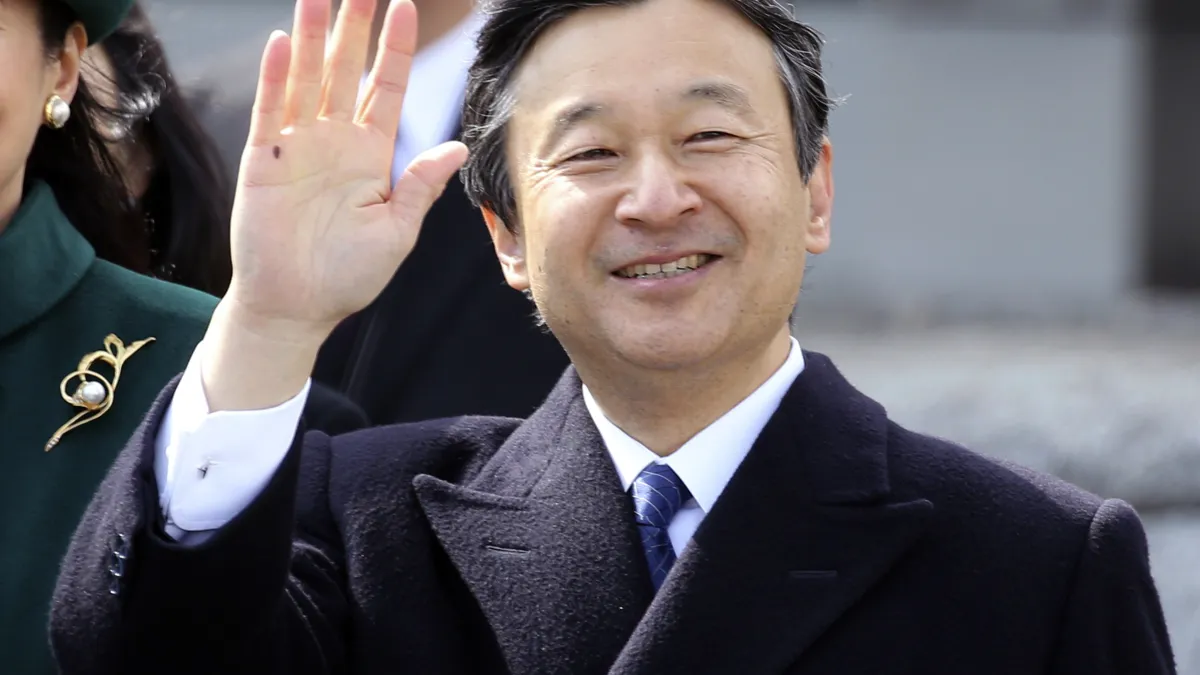 將於5月1日即位的日本天皇德仁。(美聯社)