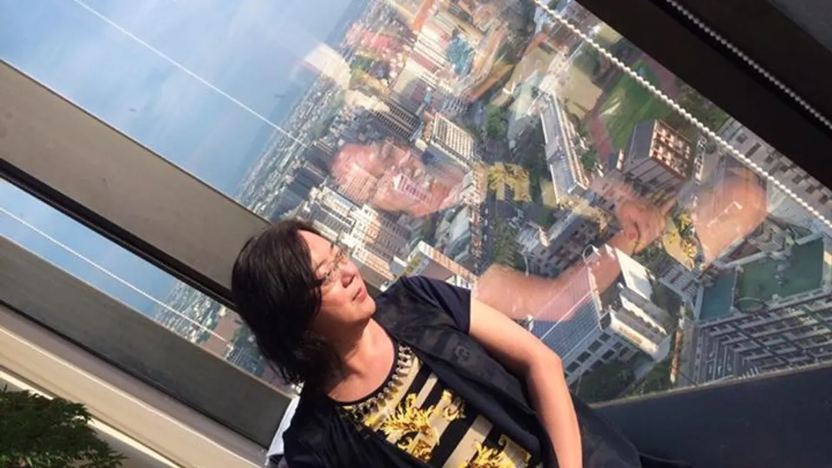 台中一中曾愷芯老師勇於表達自我(圖/曾愷芯@facebook)