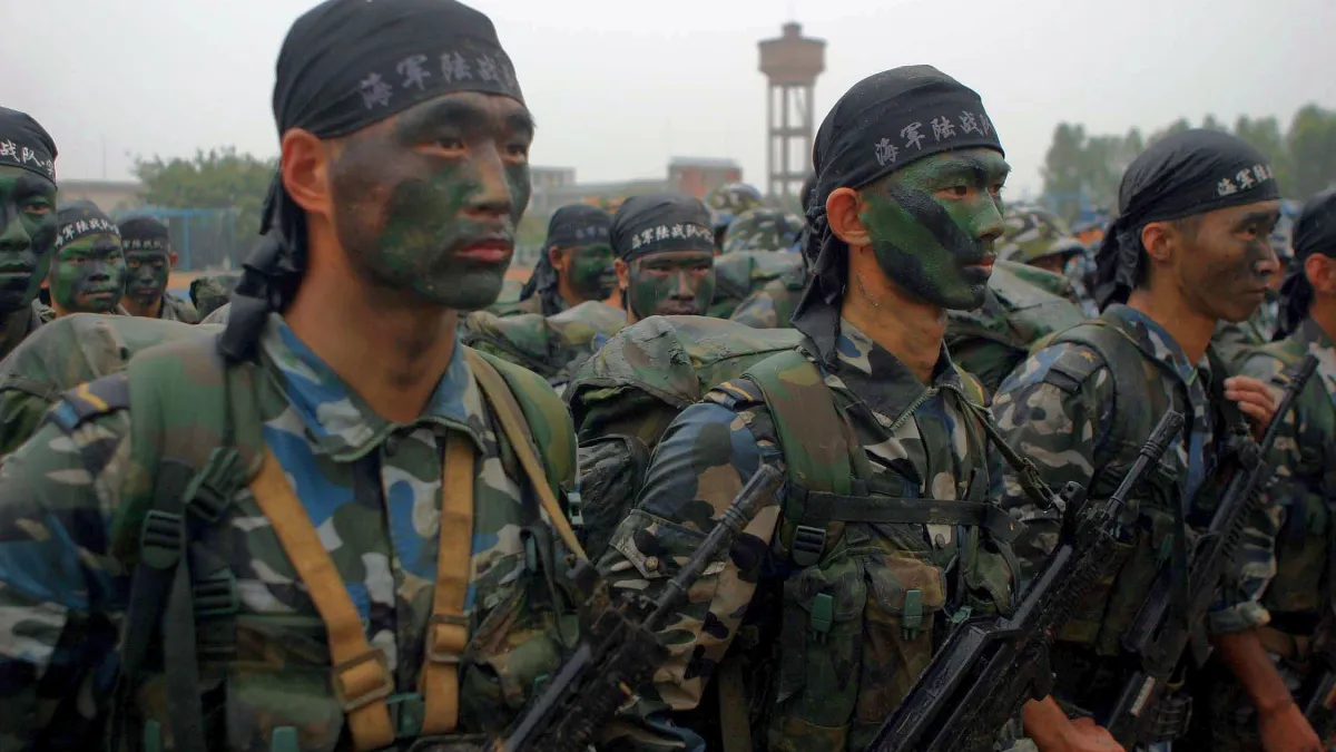 中國人民解放軍海軍陸戰隊。(取自維基百科)