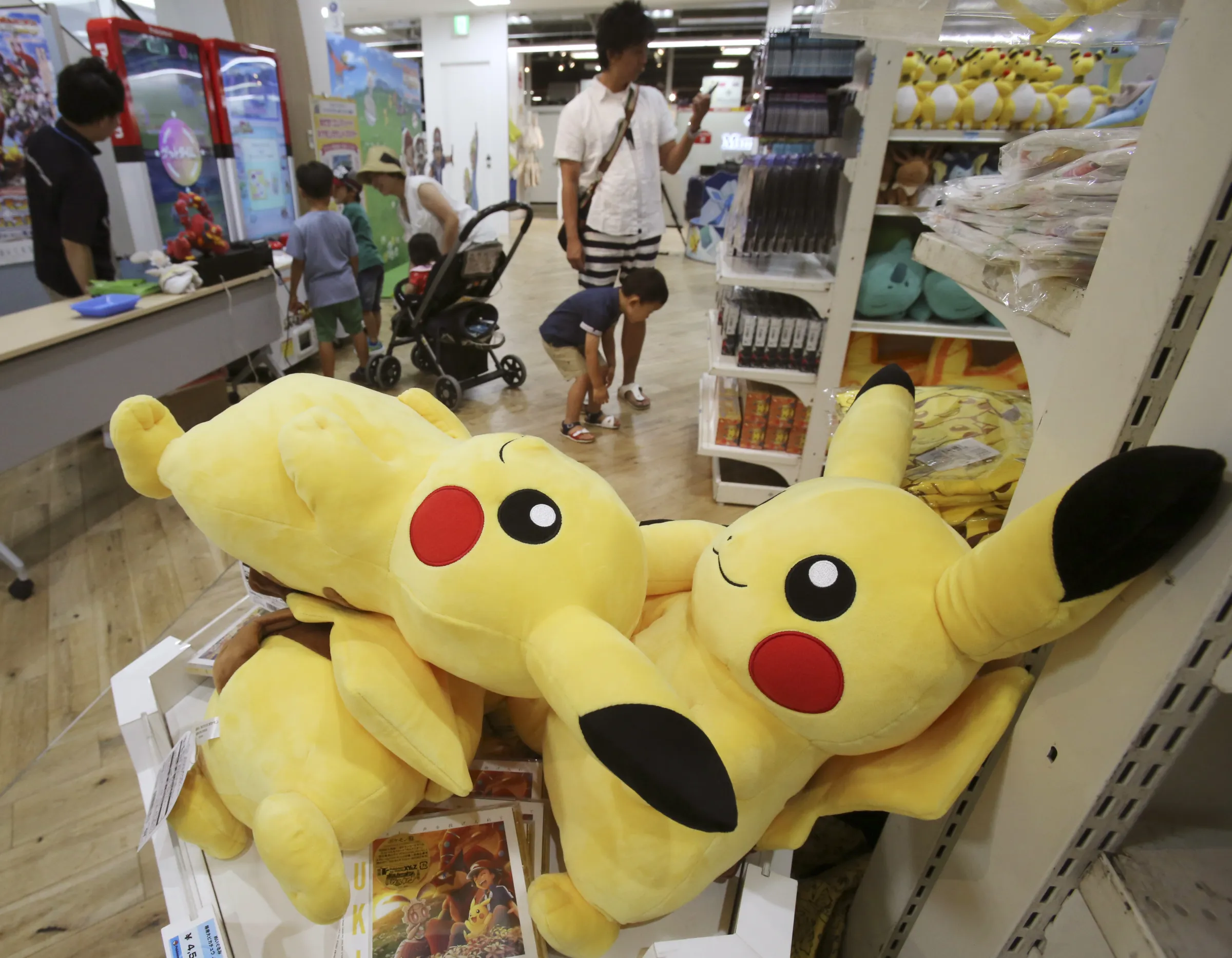 《精靈寶可夢GO》（Pokémon GO，又譯《去吧！神奇寶貝》）22日開放日本地區下載（美聯社）