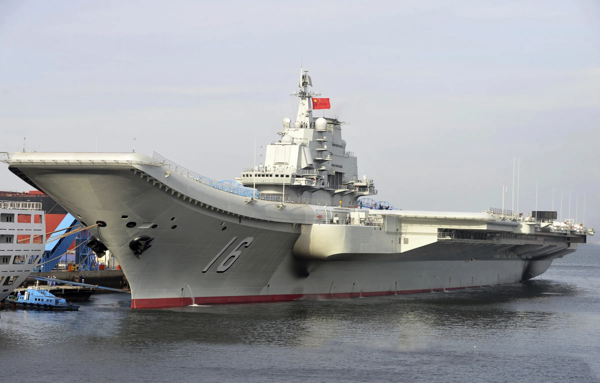 中國人民解放軍海軍航空母艦「遼寧艦」（AP）