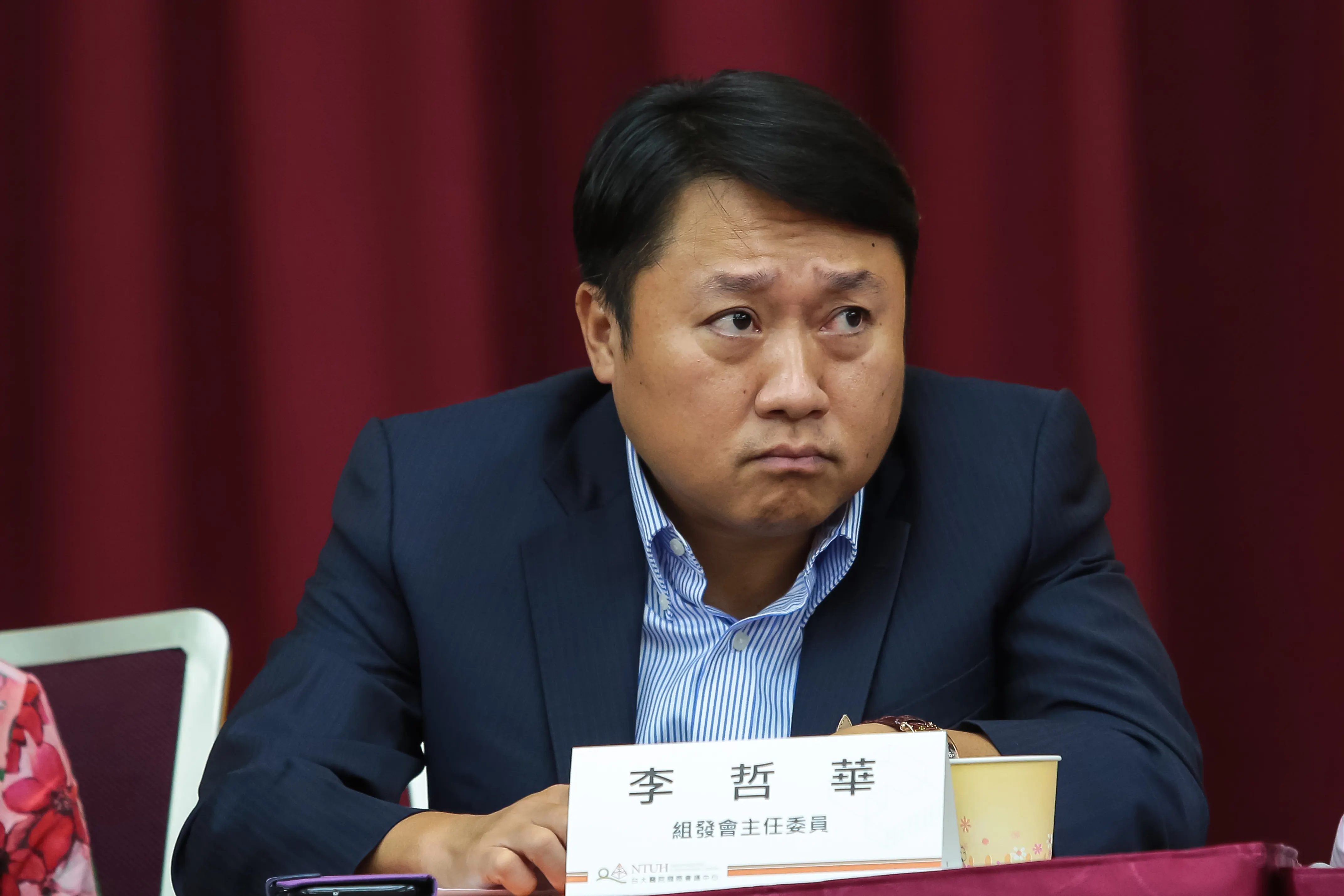 20170817-国民党組發会主委李哲華氏が出席した「台湾青年円卓会議」。（顏麟宇撮影）