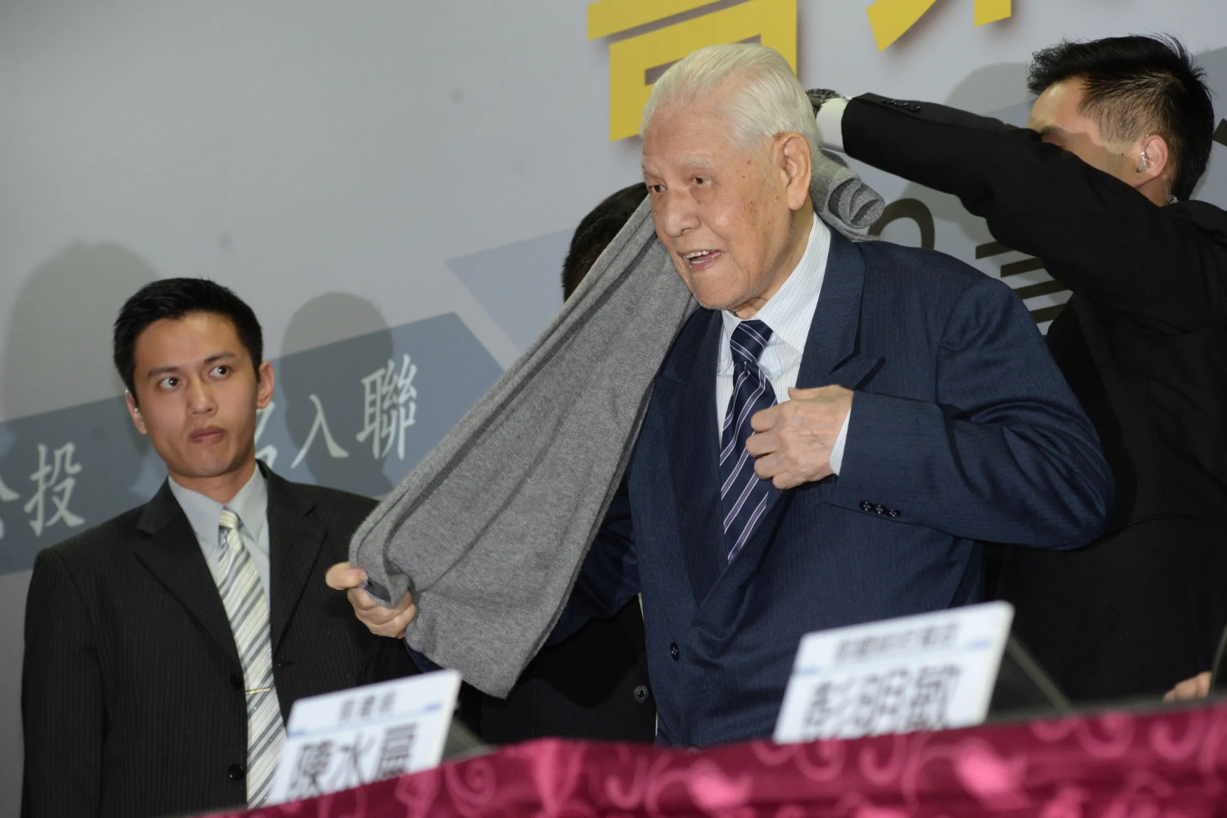 2018-02-28-前總統李登輝應邀出席「喜樂島聯盟籌組記者會」03。（甘岱民攝）