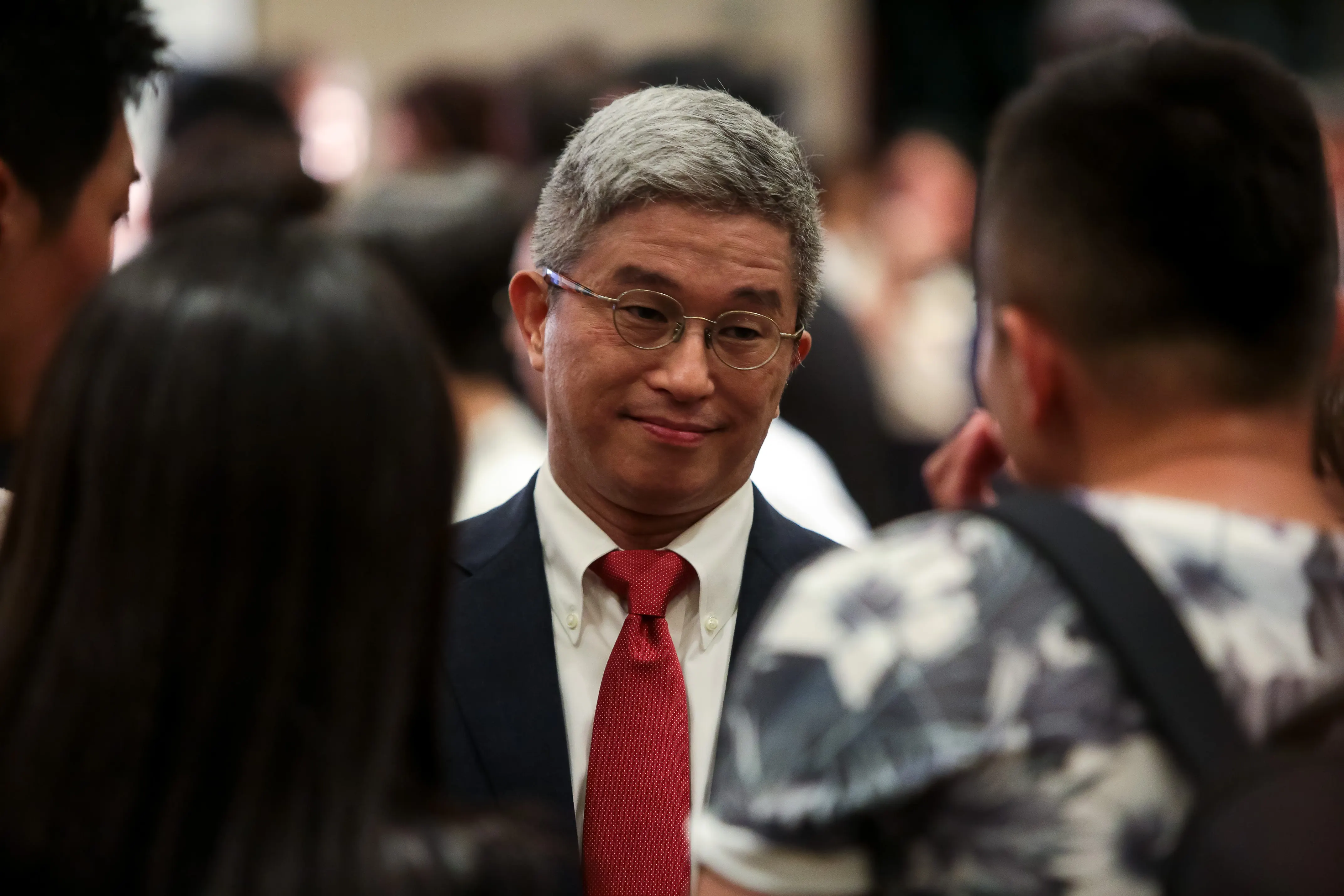 20180714-新任外交部次長徐斯儉14日がフランス国慶日のレセプションに出席。（顏麟宇撮影）