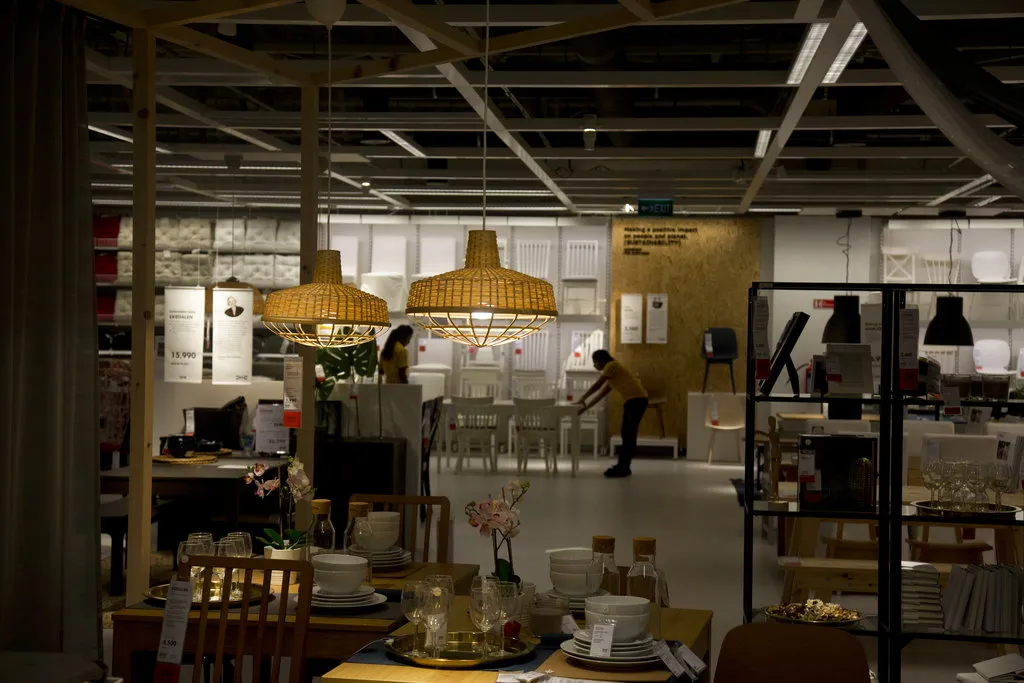 IKEA進軍印度，在南部科技大城海得拉巴開設首間分店。（美聯社）