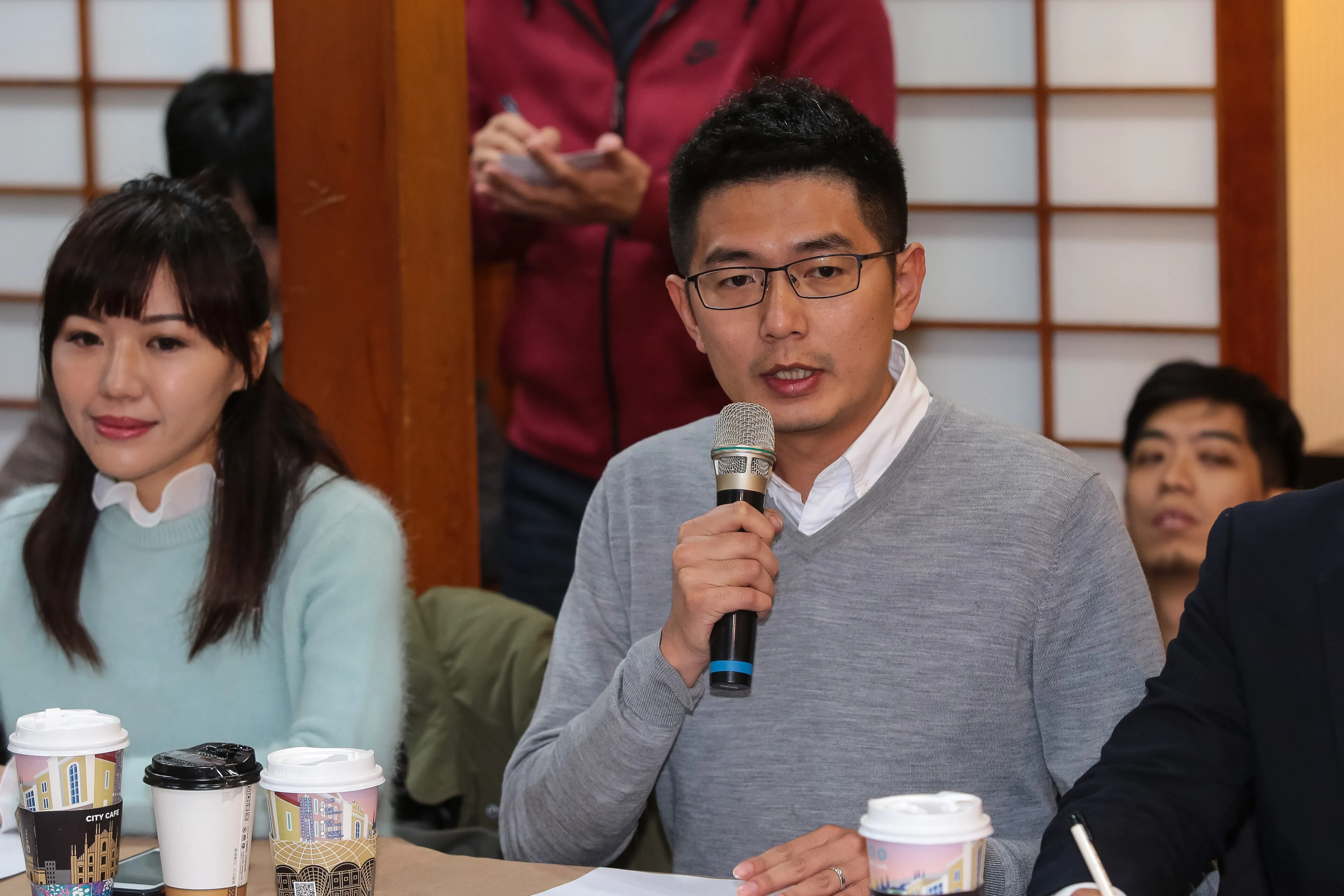20181229-台中市議員黃守達29日出席「世代対話、改革を語る」座談。（顏麟宇撮影）