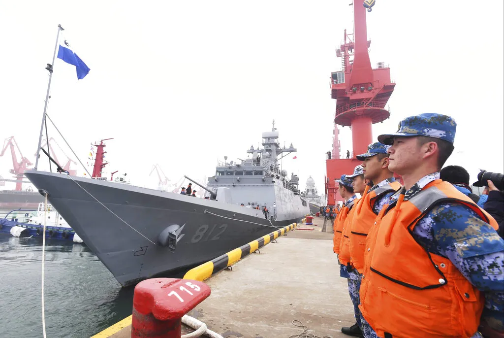 南韓海軍仁川級巡防艦「京畿道號」。（美聯社）