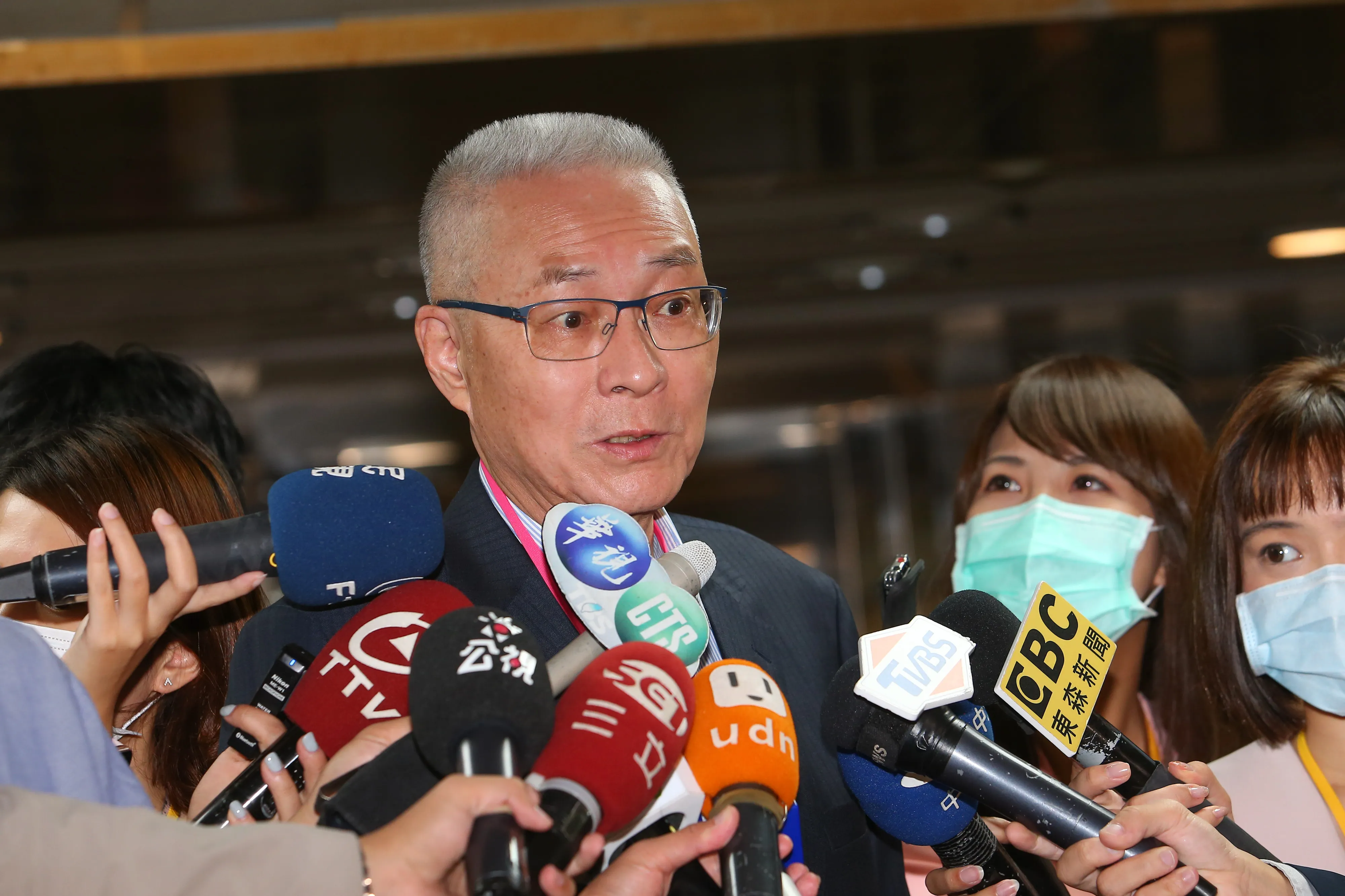 20200822-前副總統吳敦義22日出席「國家不安全研討會：台灣如何轉危為安」。（顏麟宇攝）