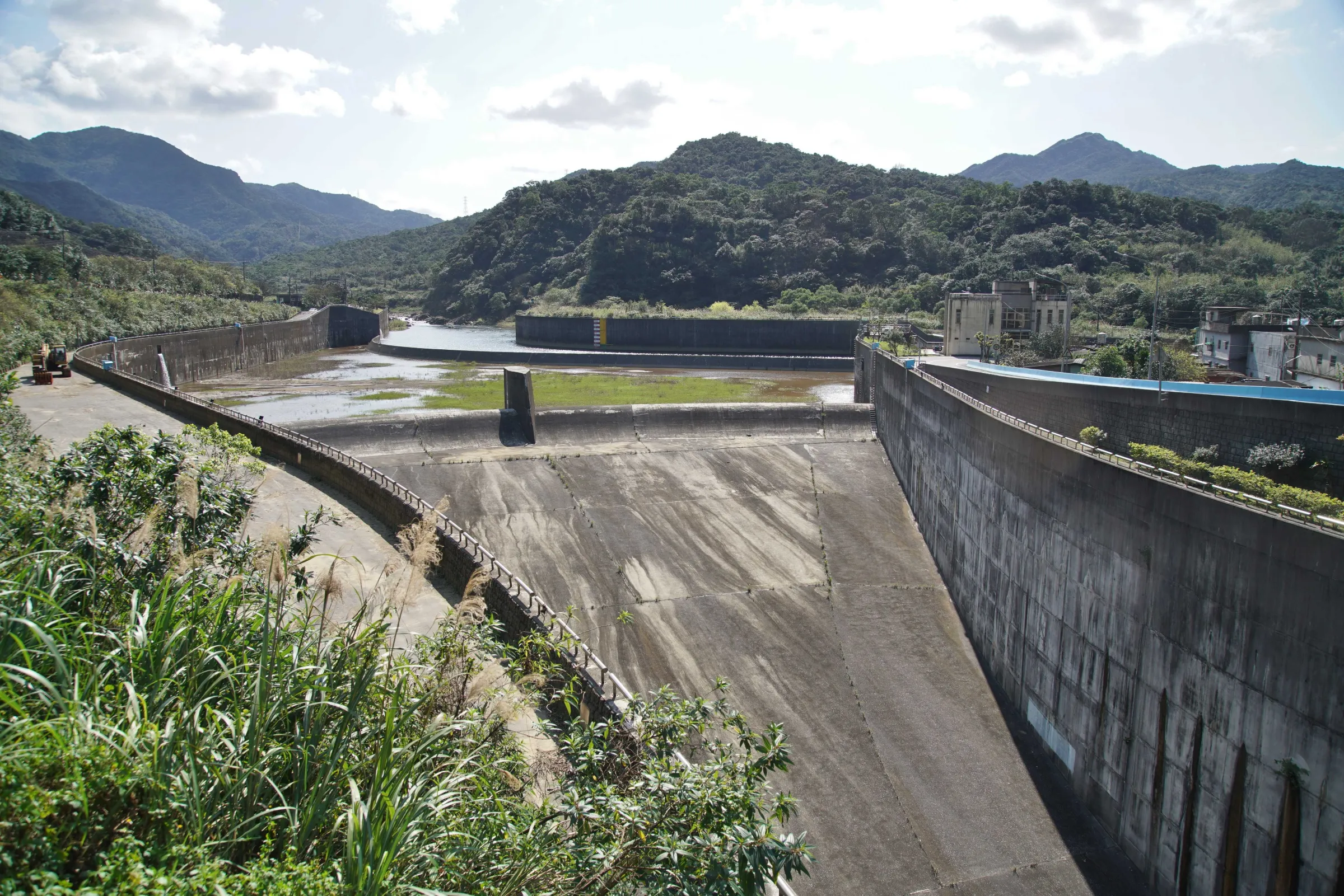 20210131-員山子分洪道。（盧逸峰攝）