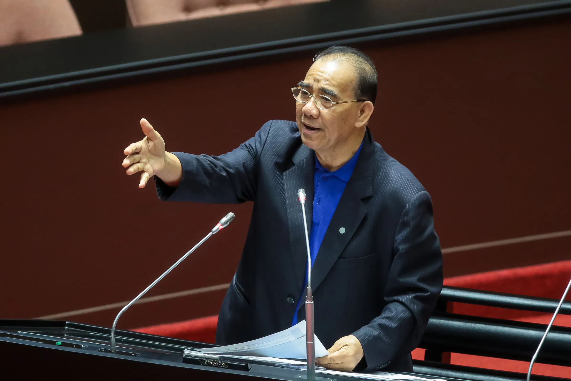 20210330-國民黨立委廖國棟30日於立院質詢。（顏麟宇攝）