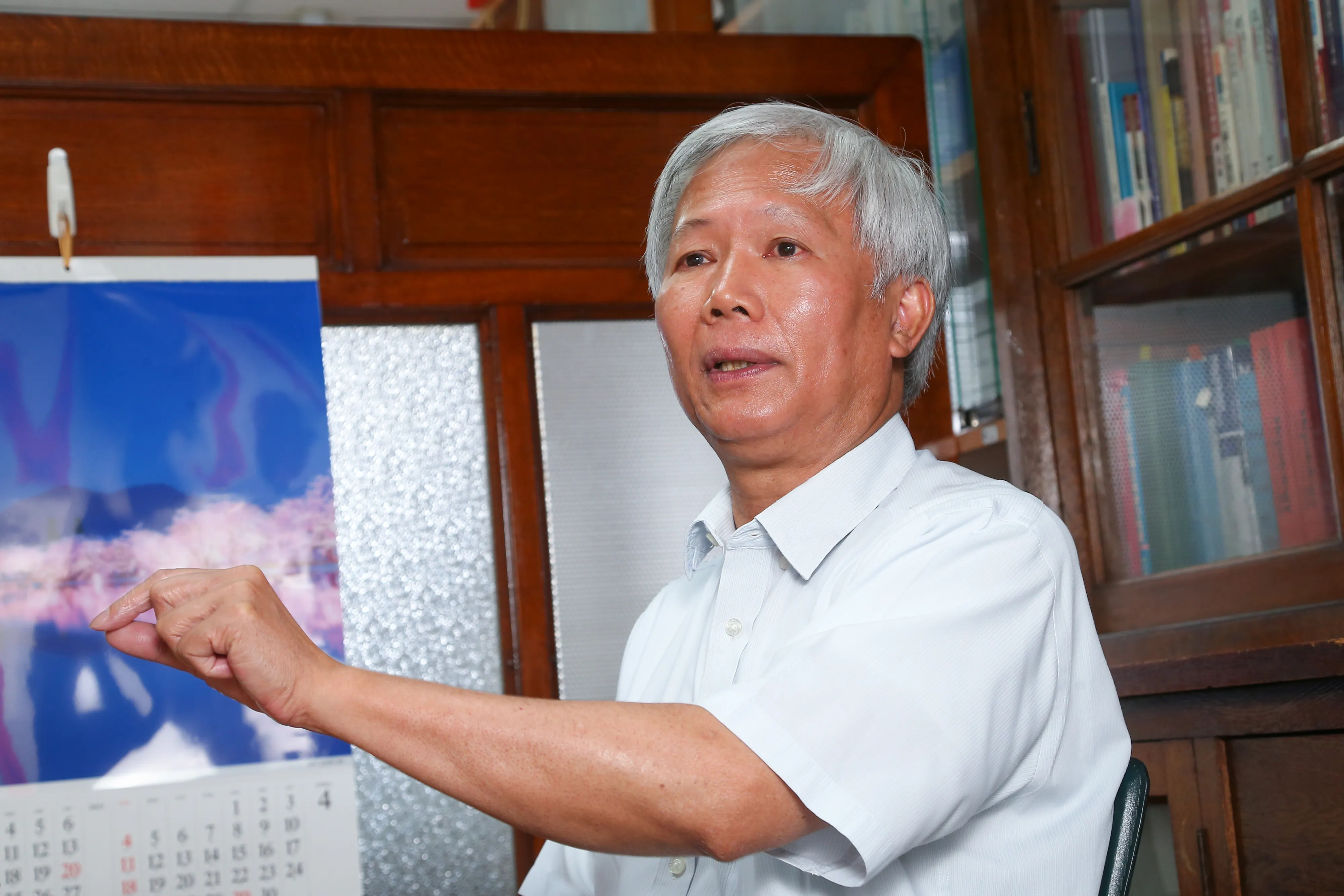 20210609-中研院院士陳培哲専訪。（顏麟宇攝）