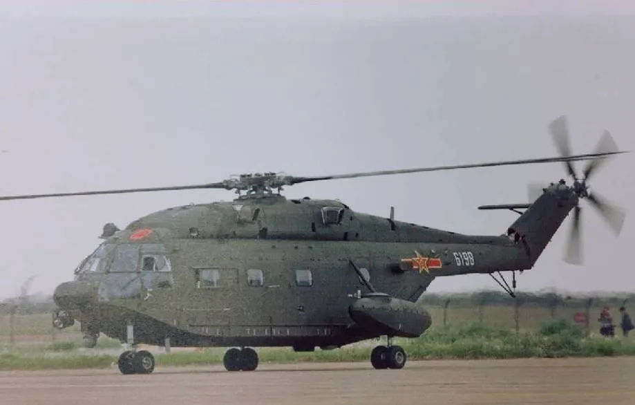 20210828-共軍直-8直升機（空軍司令部提供 ）