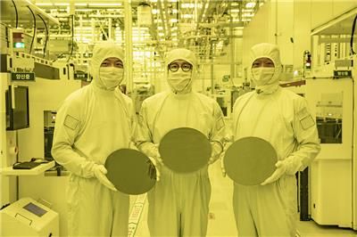 三星電子的環繞閘極技術（GAA）製程3奈米晶片。（美聯社）