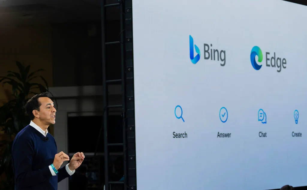 AIによってBingがGoogleの最大のライバルになった。（美聯社）