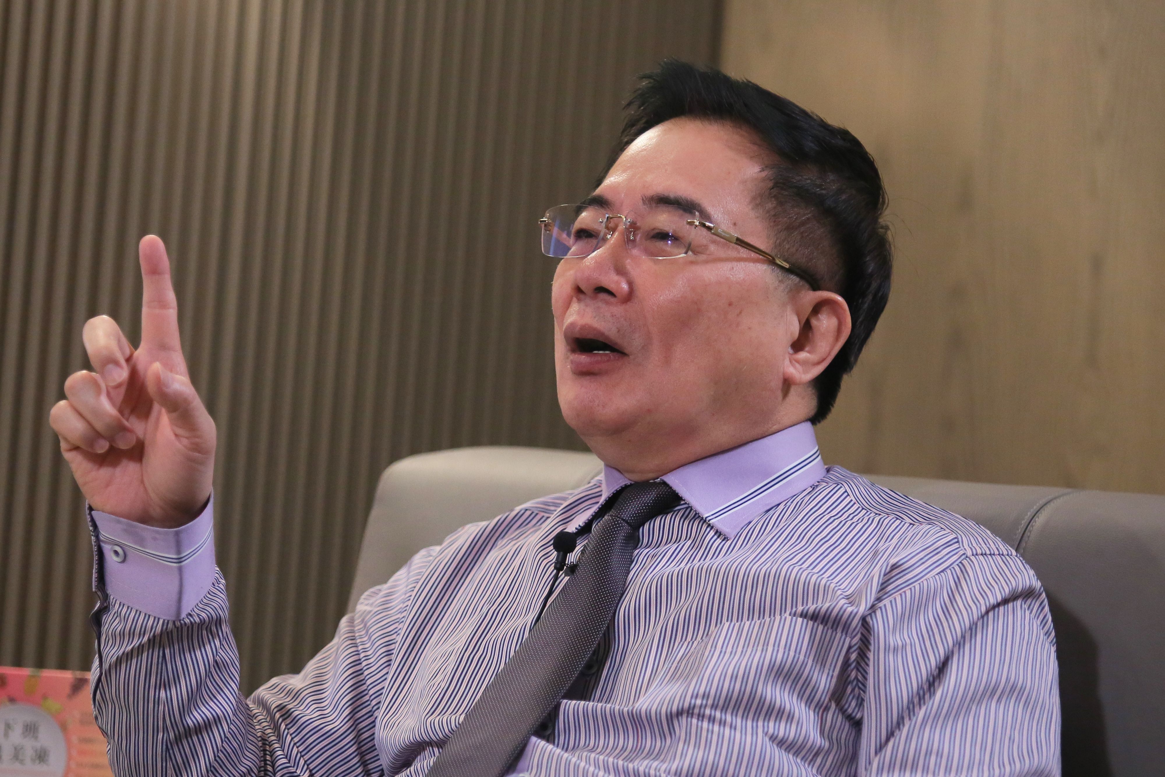 20230329- 前立委蔡正元（見圖）29日出席黃暐瀚主持的風傳媒「下班瀚你聊」節目。（柯承惠攝）