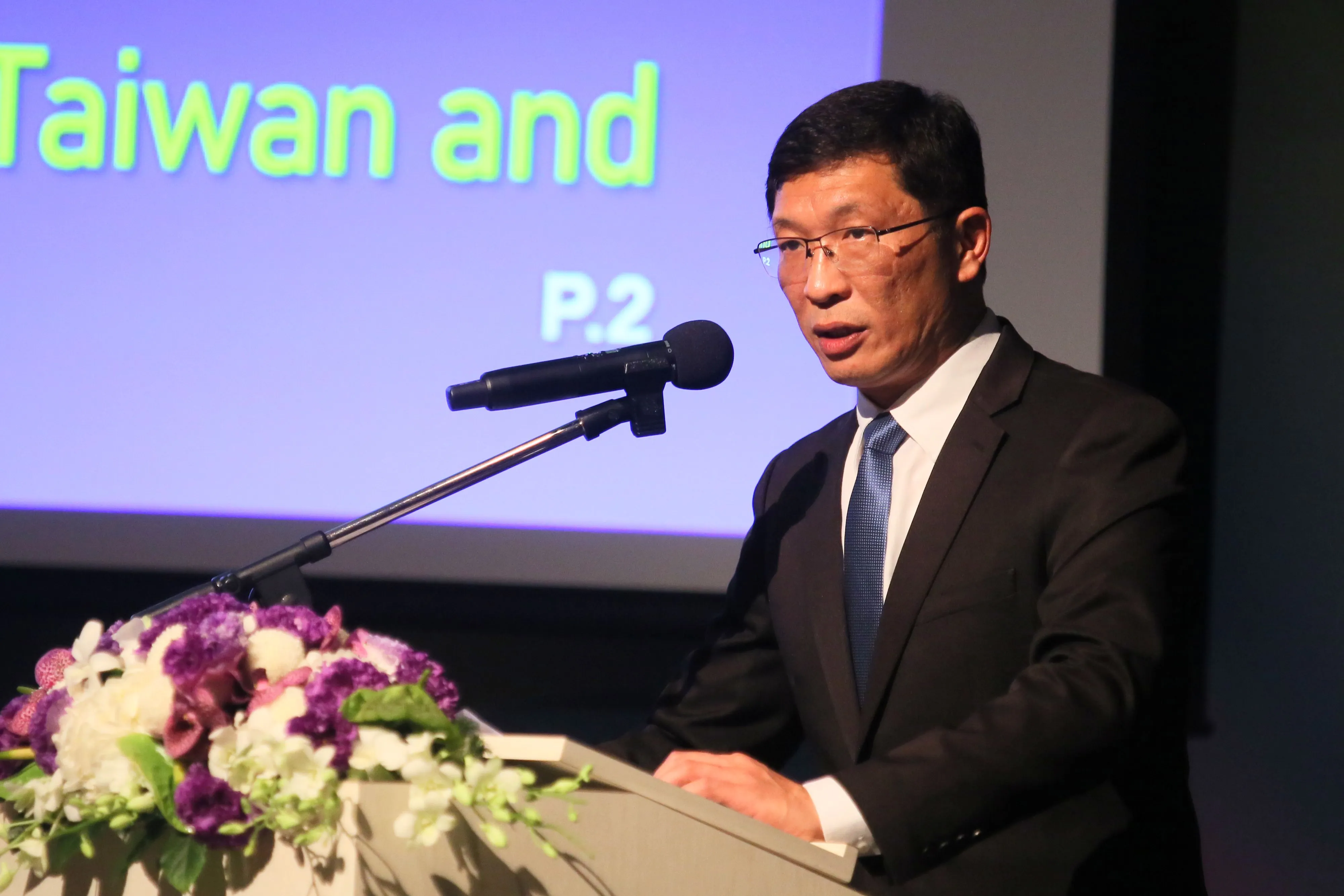 20230503-台湾とアメリカの国防産業協力フォーラム3日開幕、森羅万象航空の董事長羅正方が出席。（柯承惠撮影）