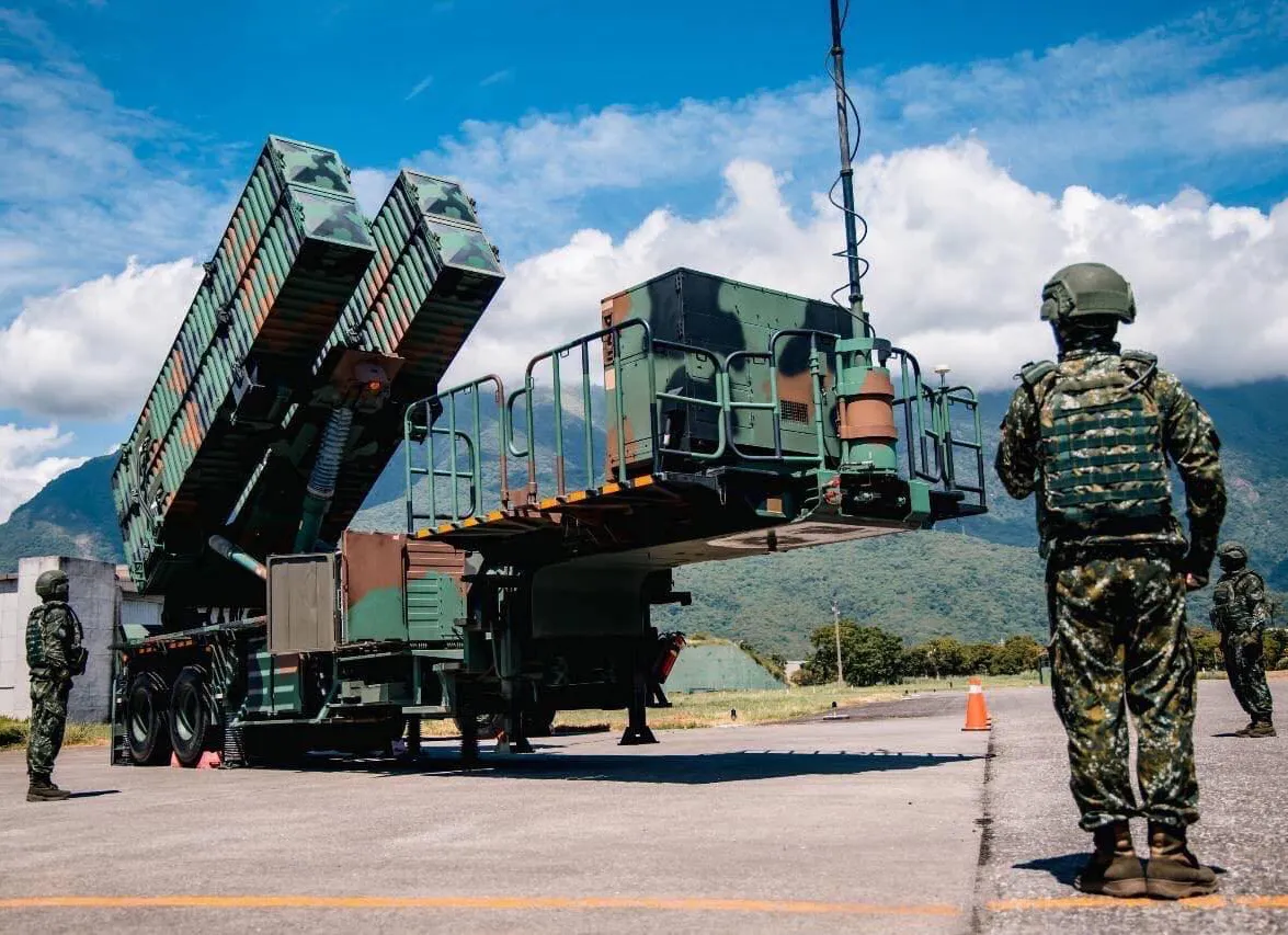 天弓三型防空飛彈。（取自中華民國空軍臉書）