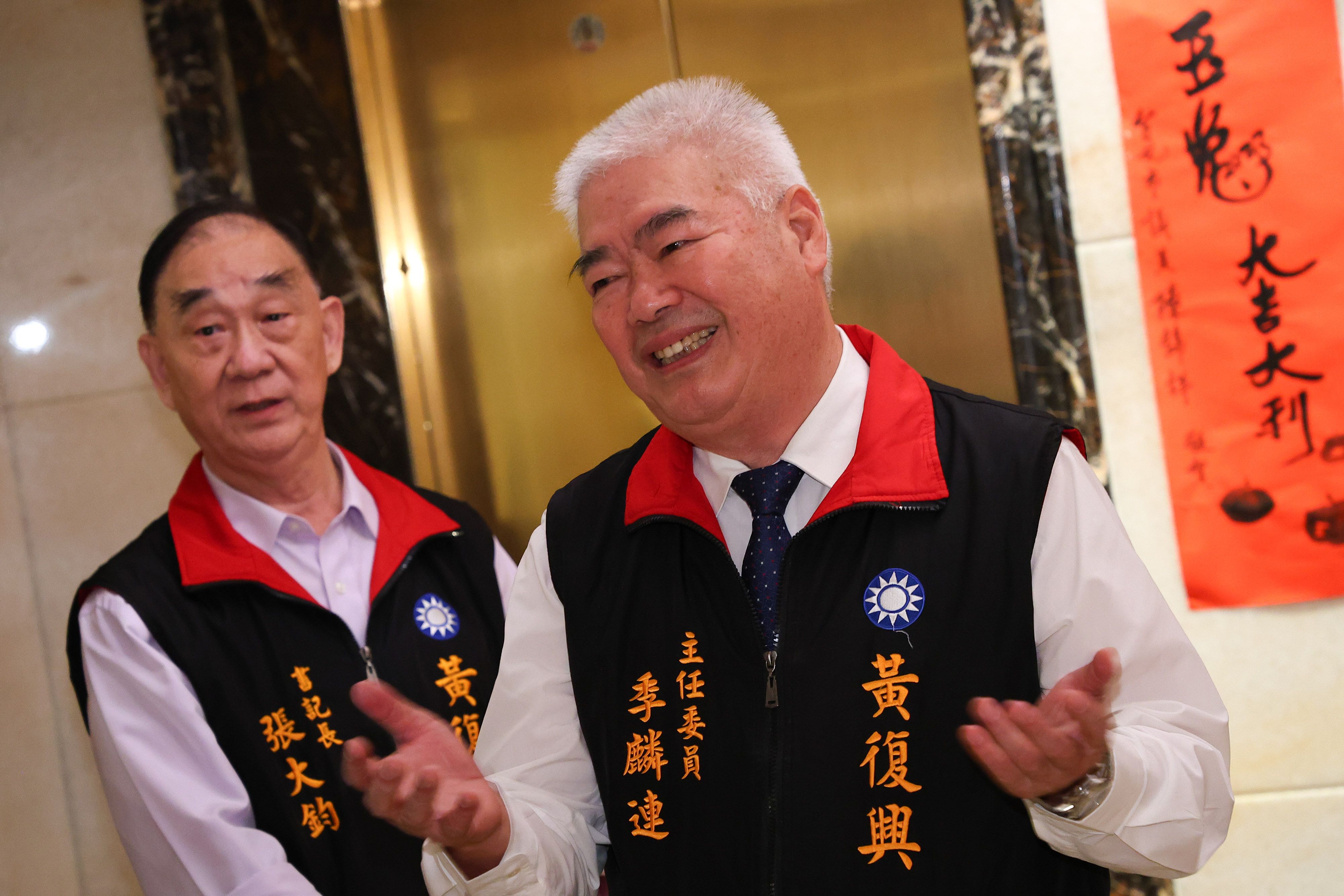 20230701-國民黨黃復興黨部主委季麟連1日出席黃復興黨部67週年慶祝餐會。（顏麟宇攝）