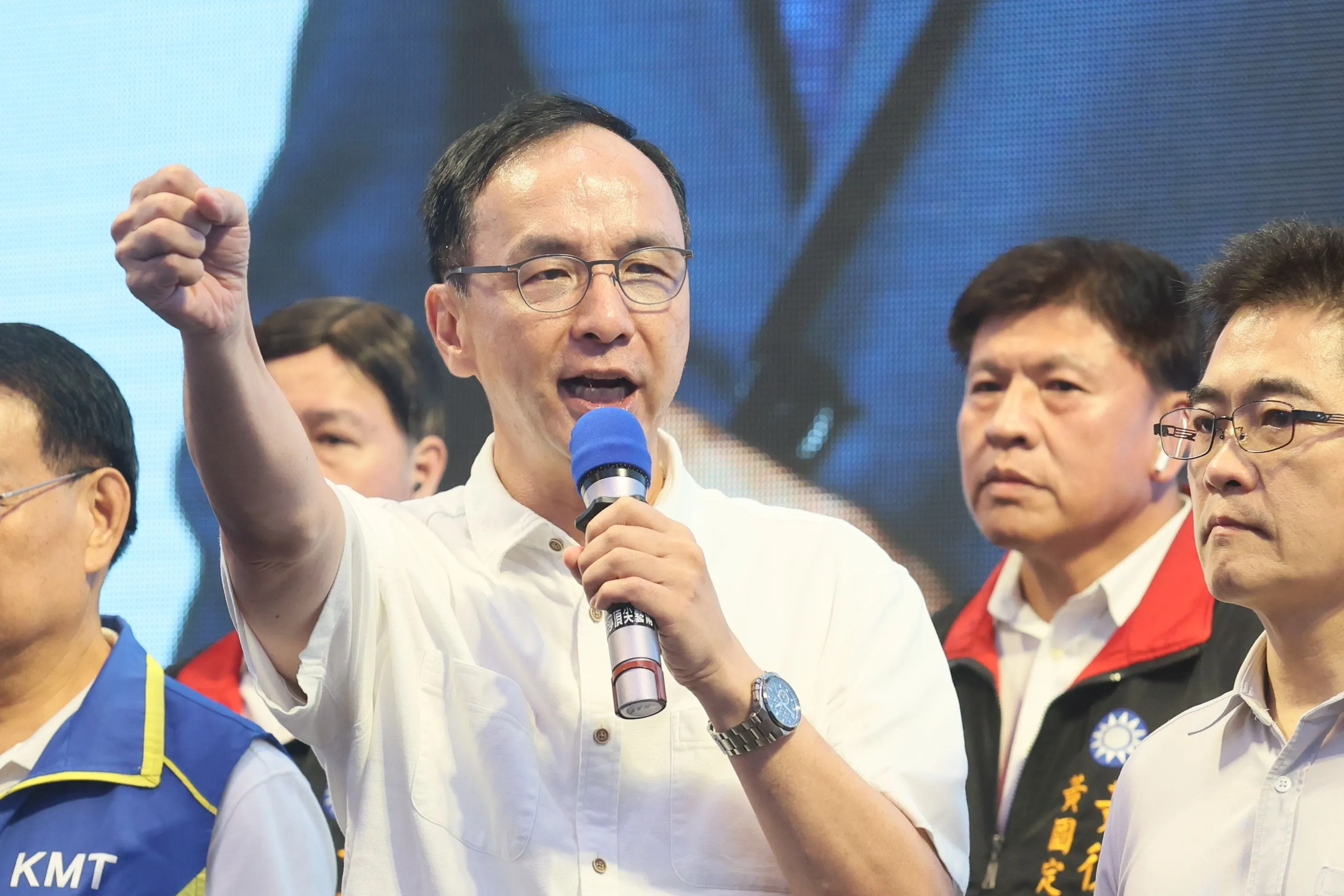 20230902-国民党主席朱立倫2日出席国民党黄復興党部慶祝九三軍人節退役勲旧袍澤联谊。（柯承惠摄）