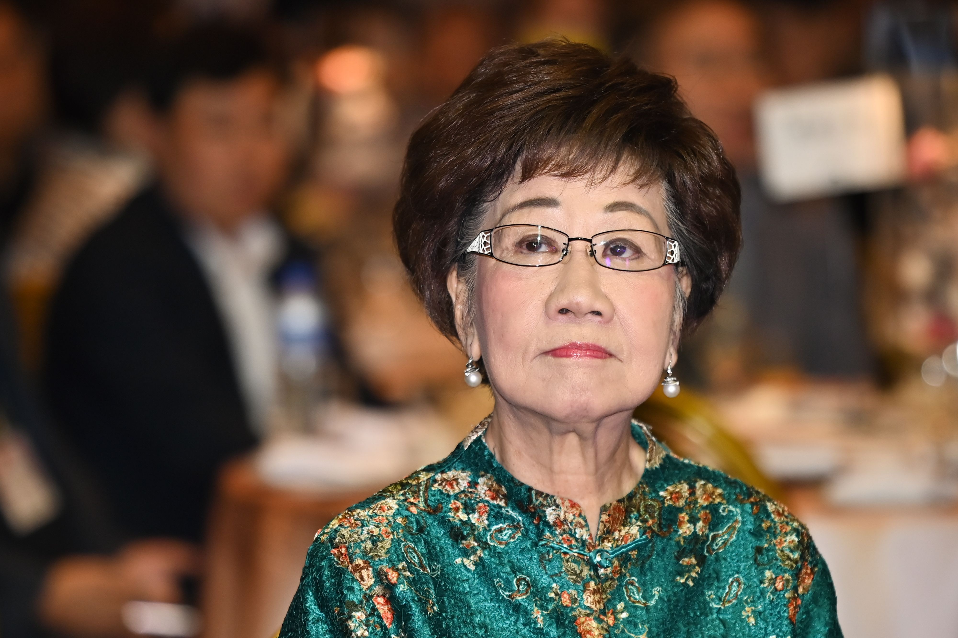 20230921-前副總統呂秀蓮21日出席世界和平日和平基金募款餐會。（陳昱凱攝）