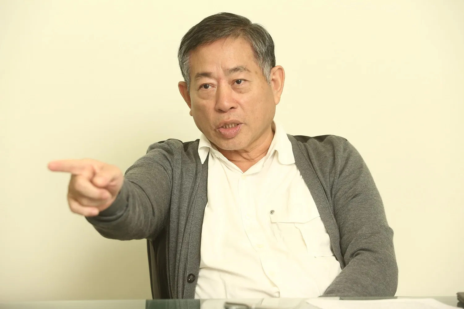 智冠董事長王俊博。（黃耀徵攝）