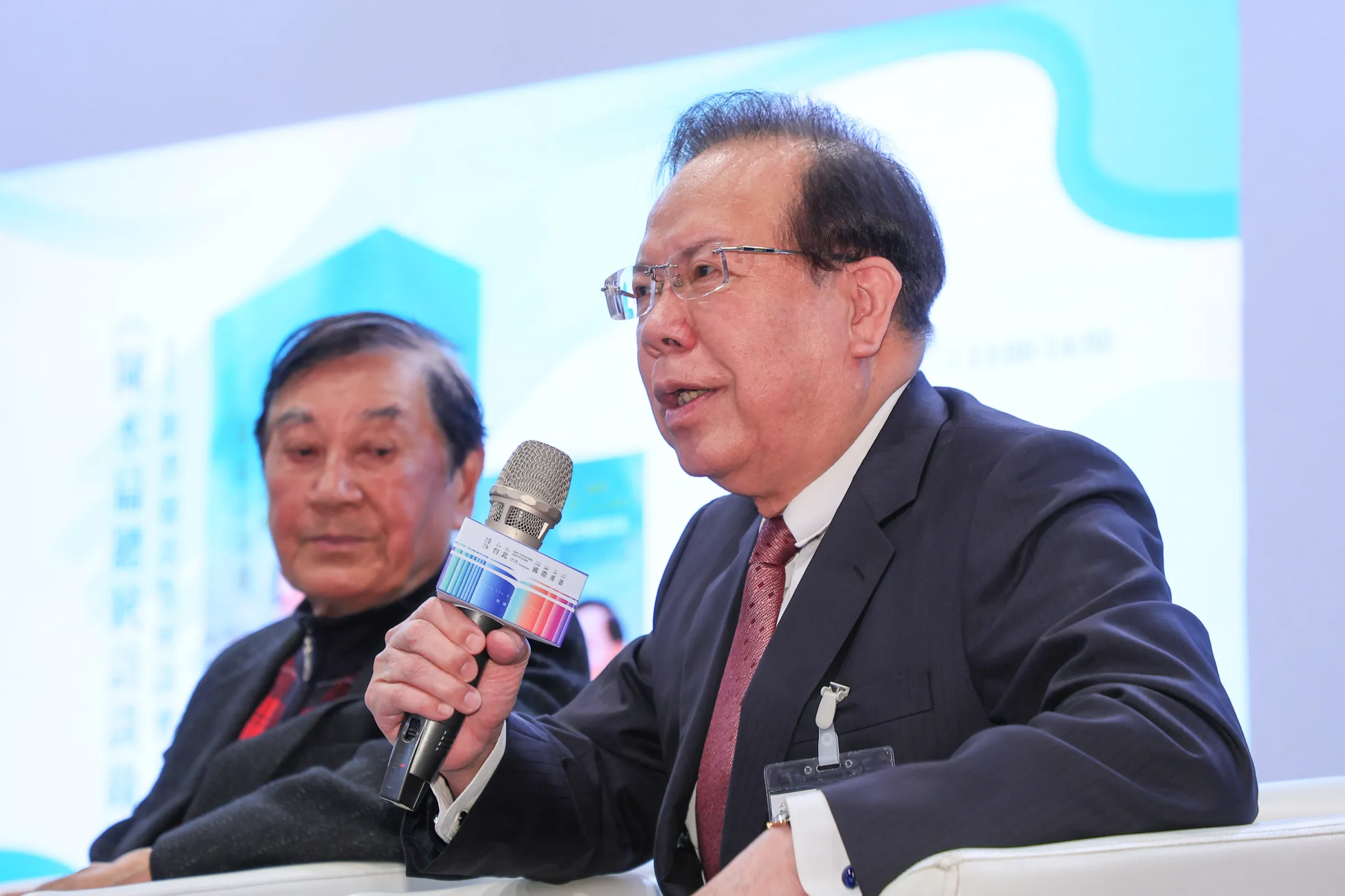 20240220-駐WTO首任常任代表顏慶章20日出席「陳水扁總統訪談錄」新書發表會。（顏麟宇攝）