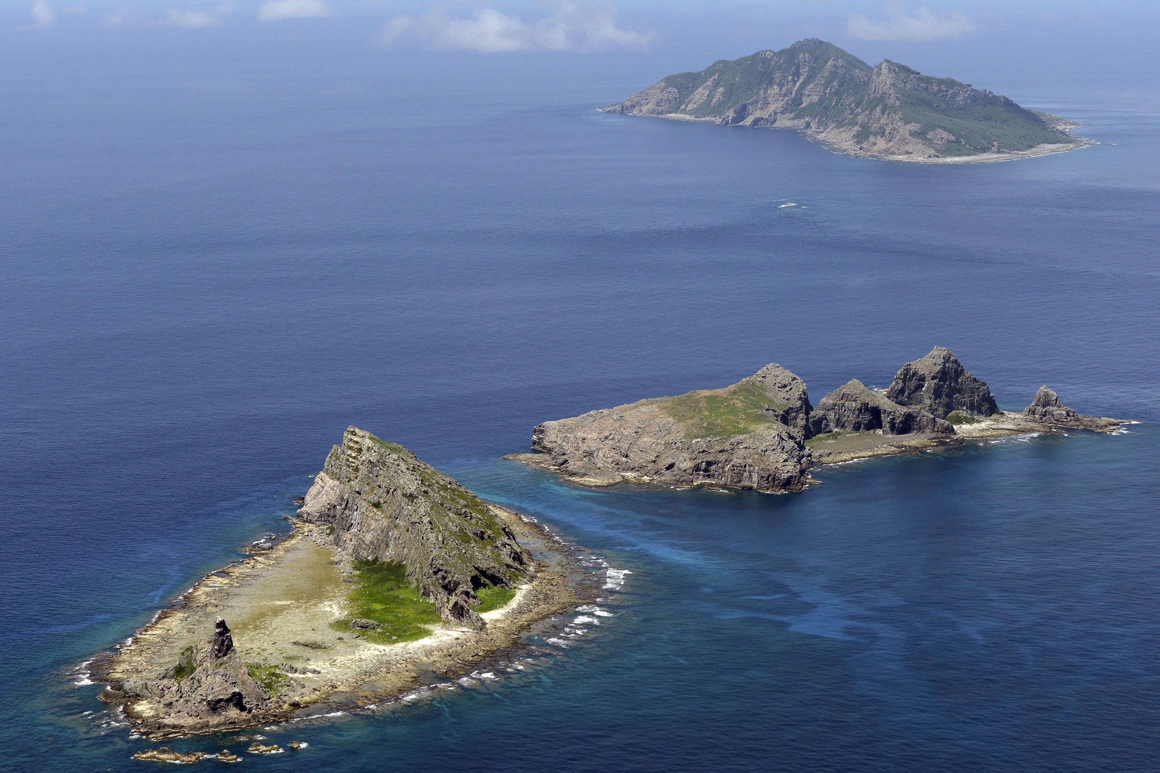 釣魚台列嶼（日稱尖閣諸島）。（美聯社）