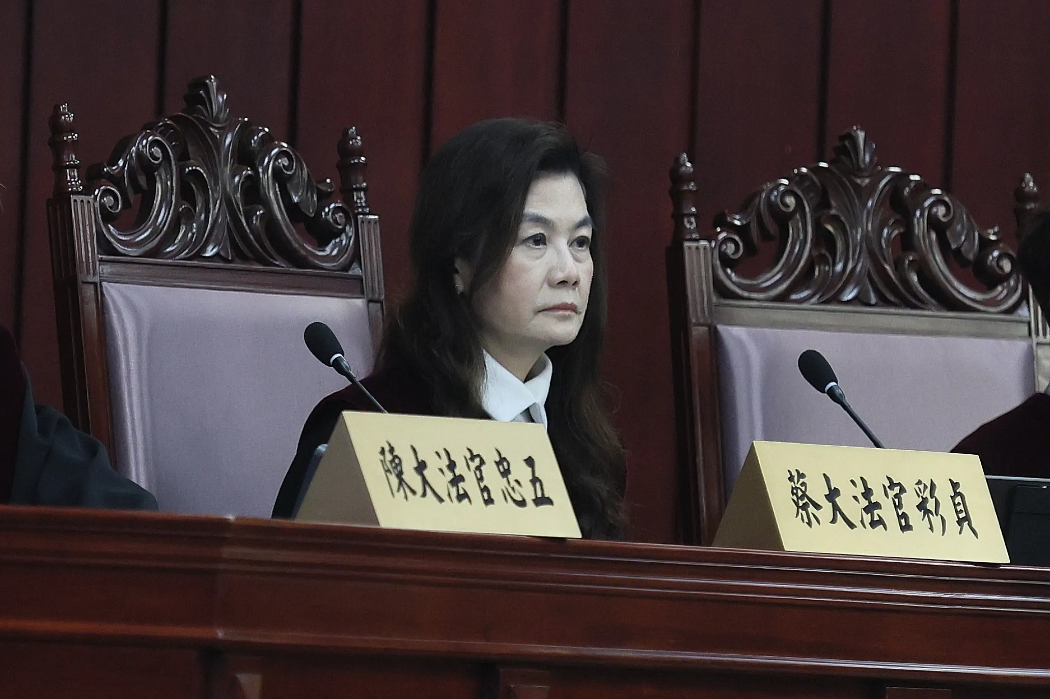 司法院大法官蔡彩貞。（柯承惠攝）