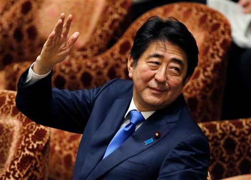 安倍晋三。（AP通信）