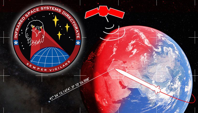 美國的「太空紅外線系統」衛星全年無休地監控地表飛彈活動（風傳媒製圖／李承祐）