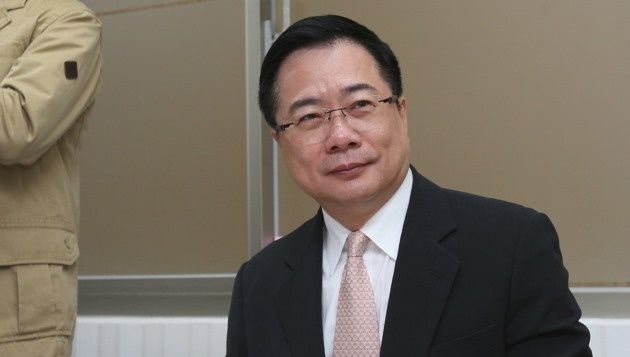 國民黨立委蔡正元4日參與國民黨支持公權力活動時表示，他考慮發起「斬綠草」行動，看看誰的力量大。（資料照，吳逸驊攝）