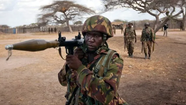 東非索馬利亞近年恐怖活動猖獗，非洲聯盟出動部隊清剿。（美聯社）