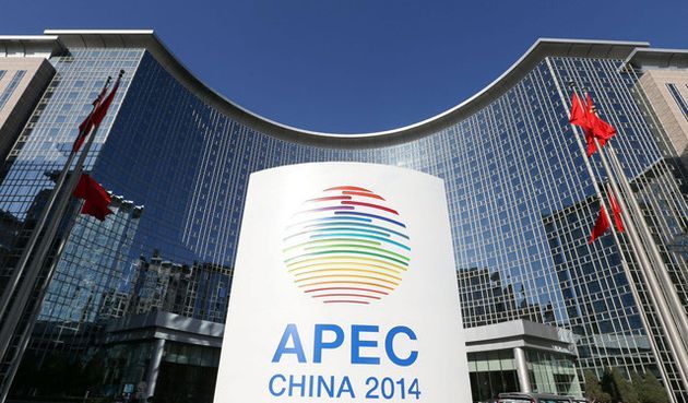 APEC開催期間中、北京で久しぶりの青空が見られた。（CFP提供／テンセント大家網）