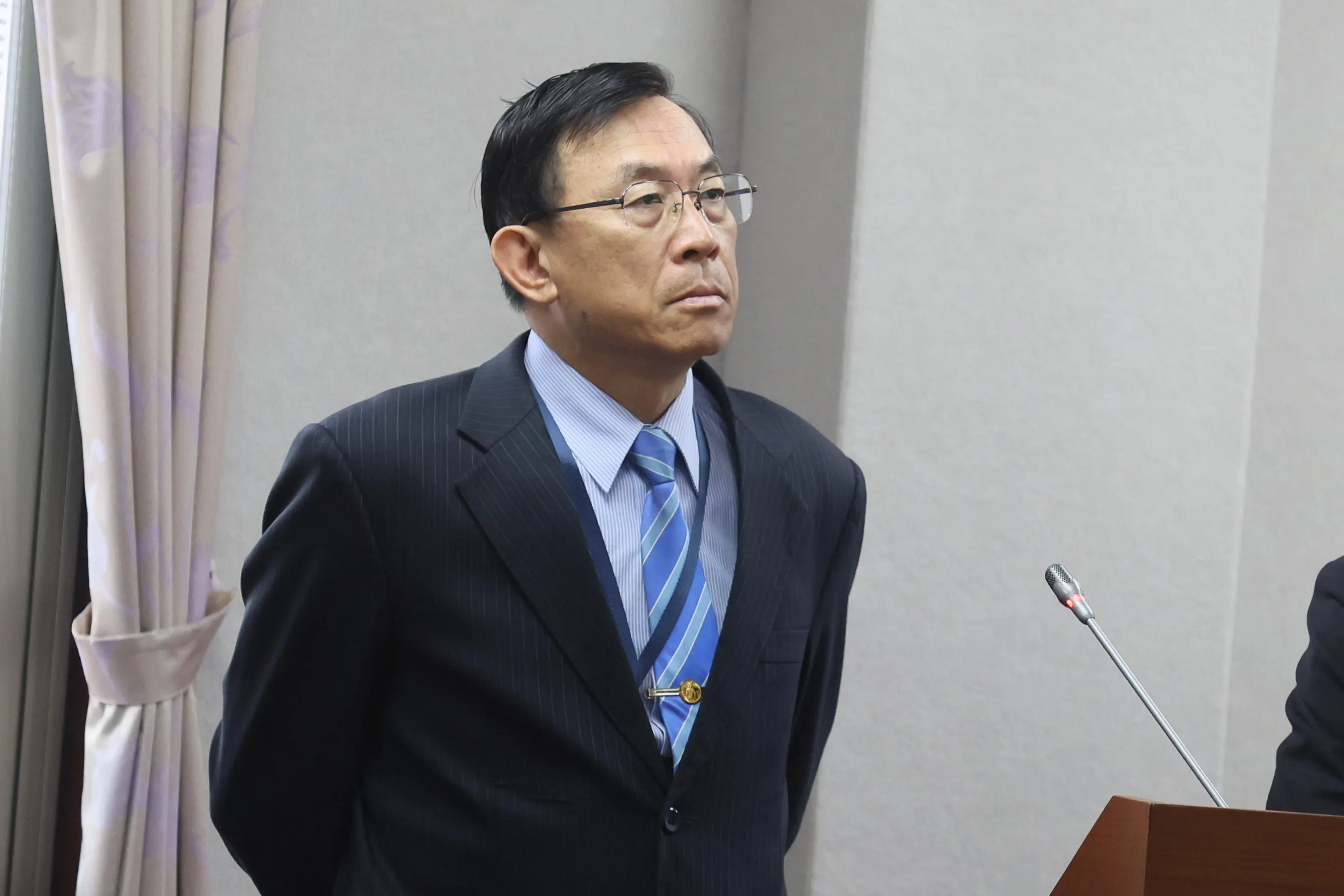 檢察総長邢泰釗28日至立法院備詢。（柯承惠攝）