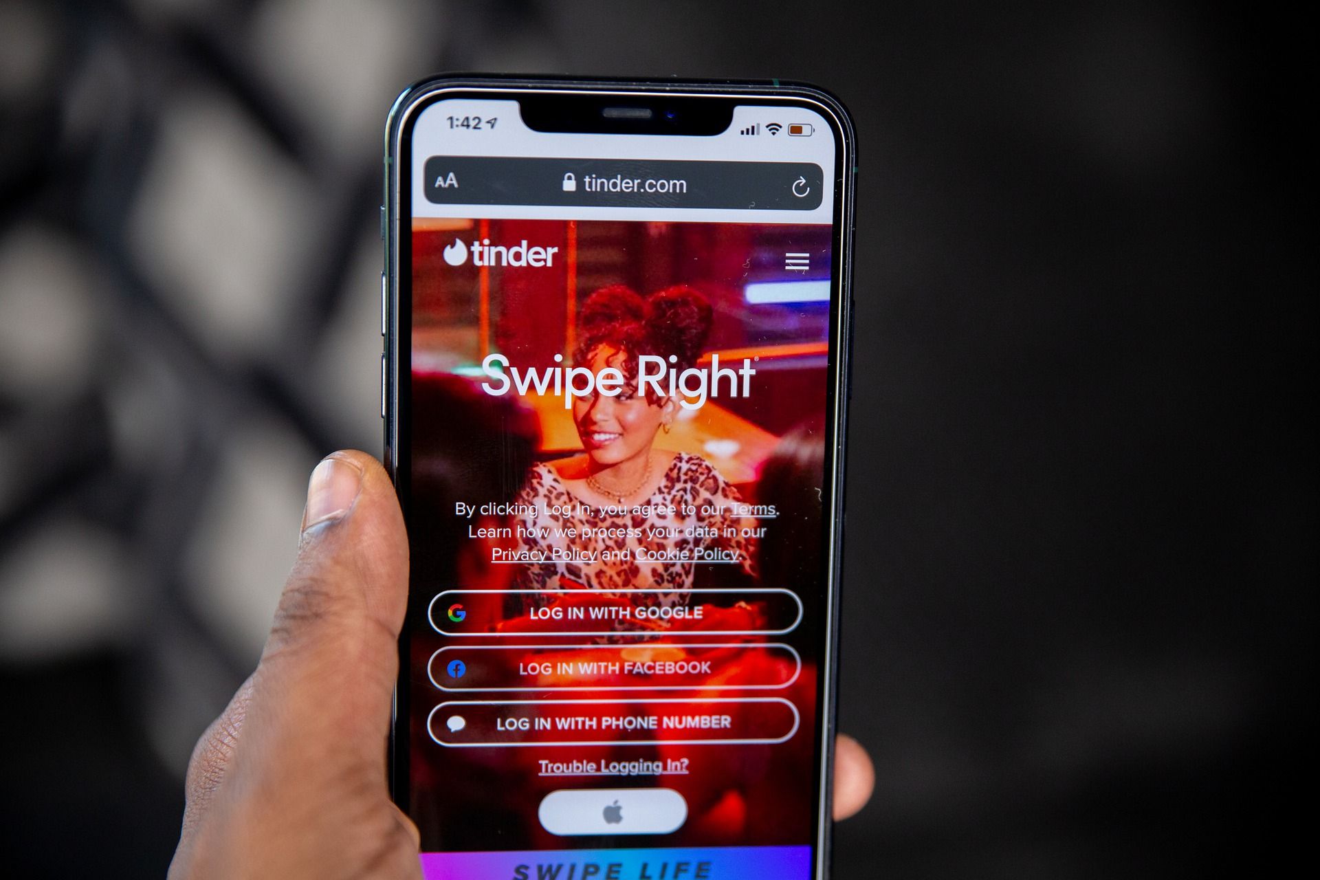 美國知名交友軟體Tinder（取自Pixabay）