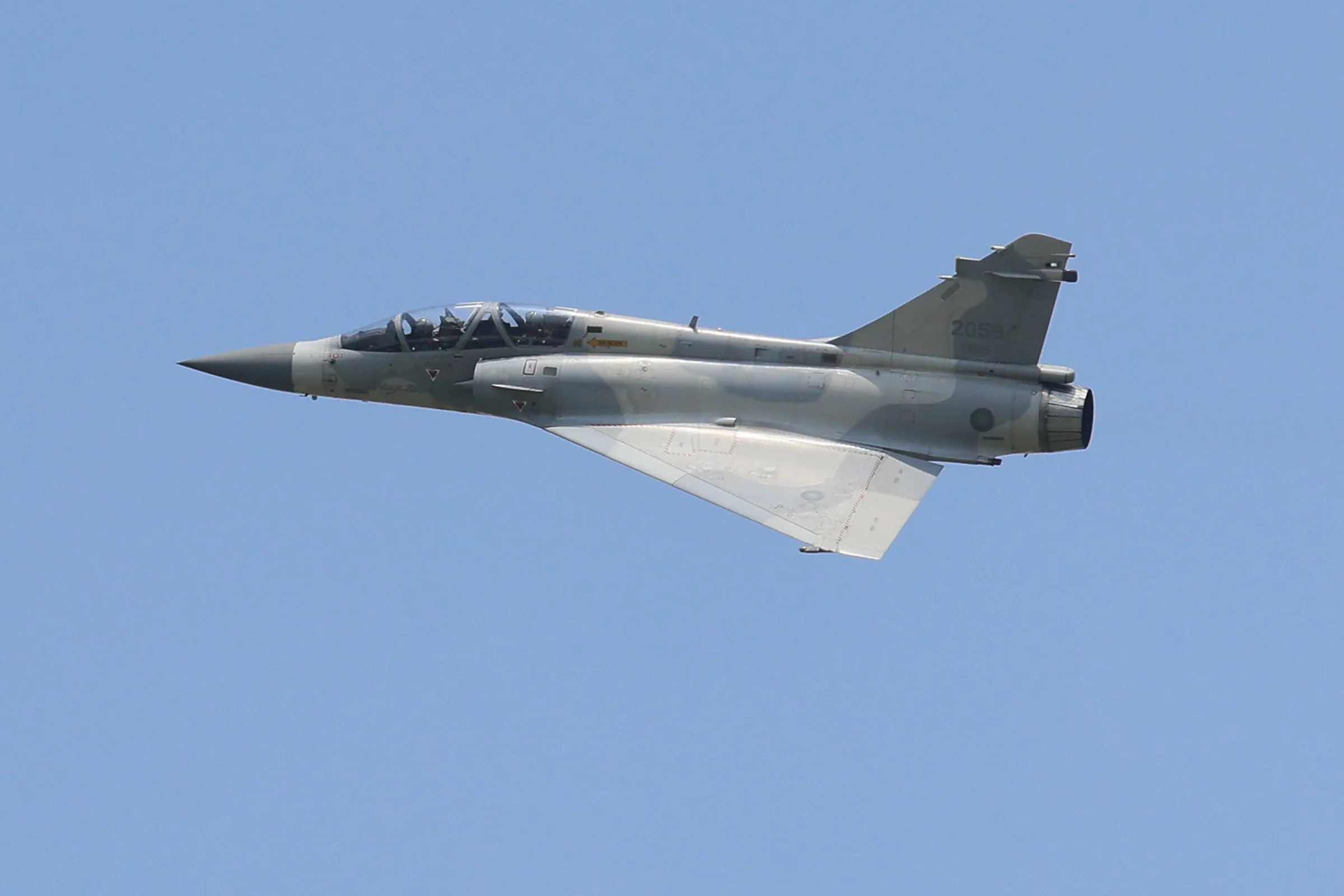 空軍幻象2000戰鬥機、國防軍備、軍購、武器。（柯承惠攝）