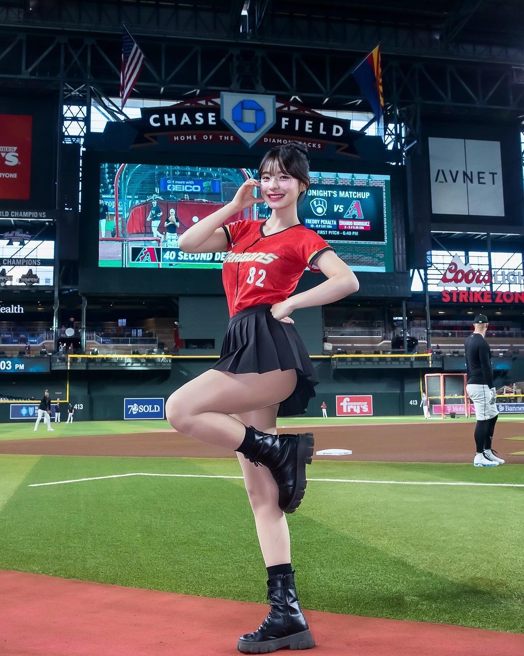 韓籍啦啦隊女神李多慧。（翻攝自 IG/ le_dahye）