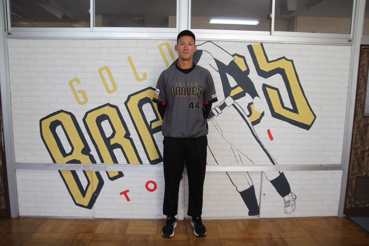 棒球選手張為瀚。（黃信維攝）