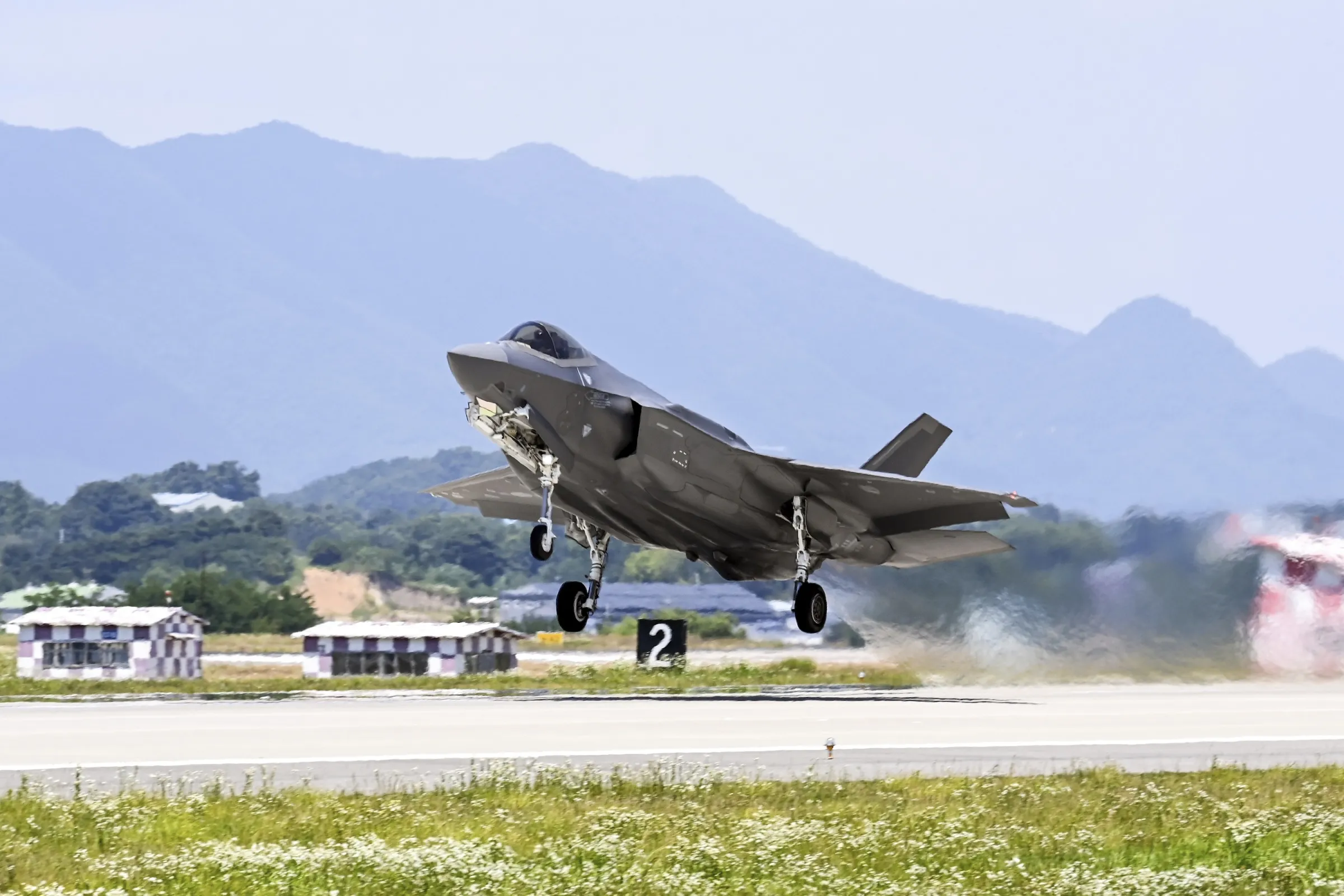 韓國空軍的F-35A。（美聯社）