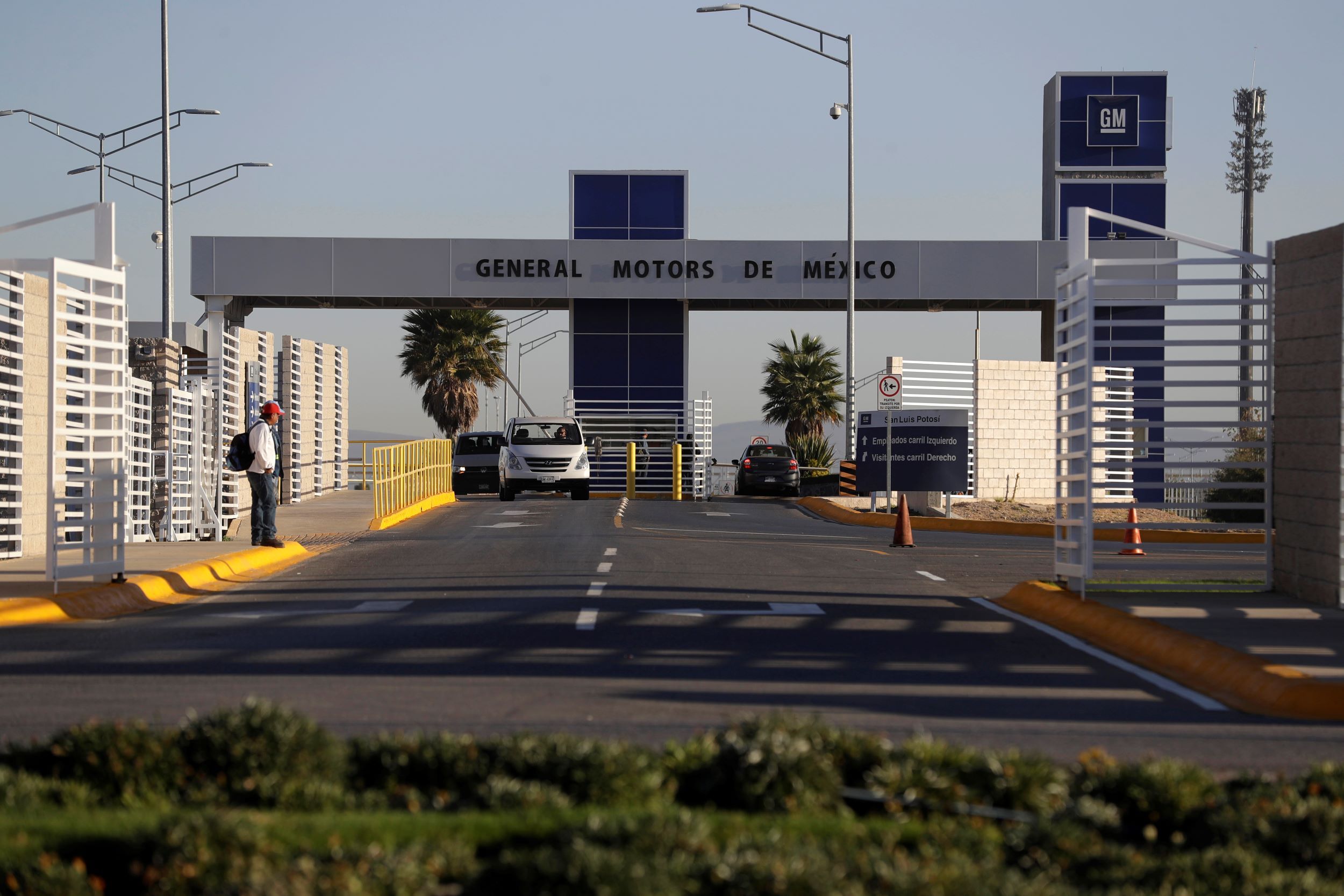 ゼネラル・モーターズのメキシコ工場園区。（AP通信）