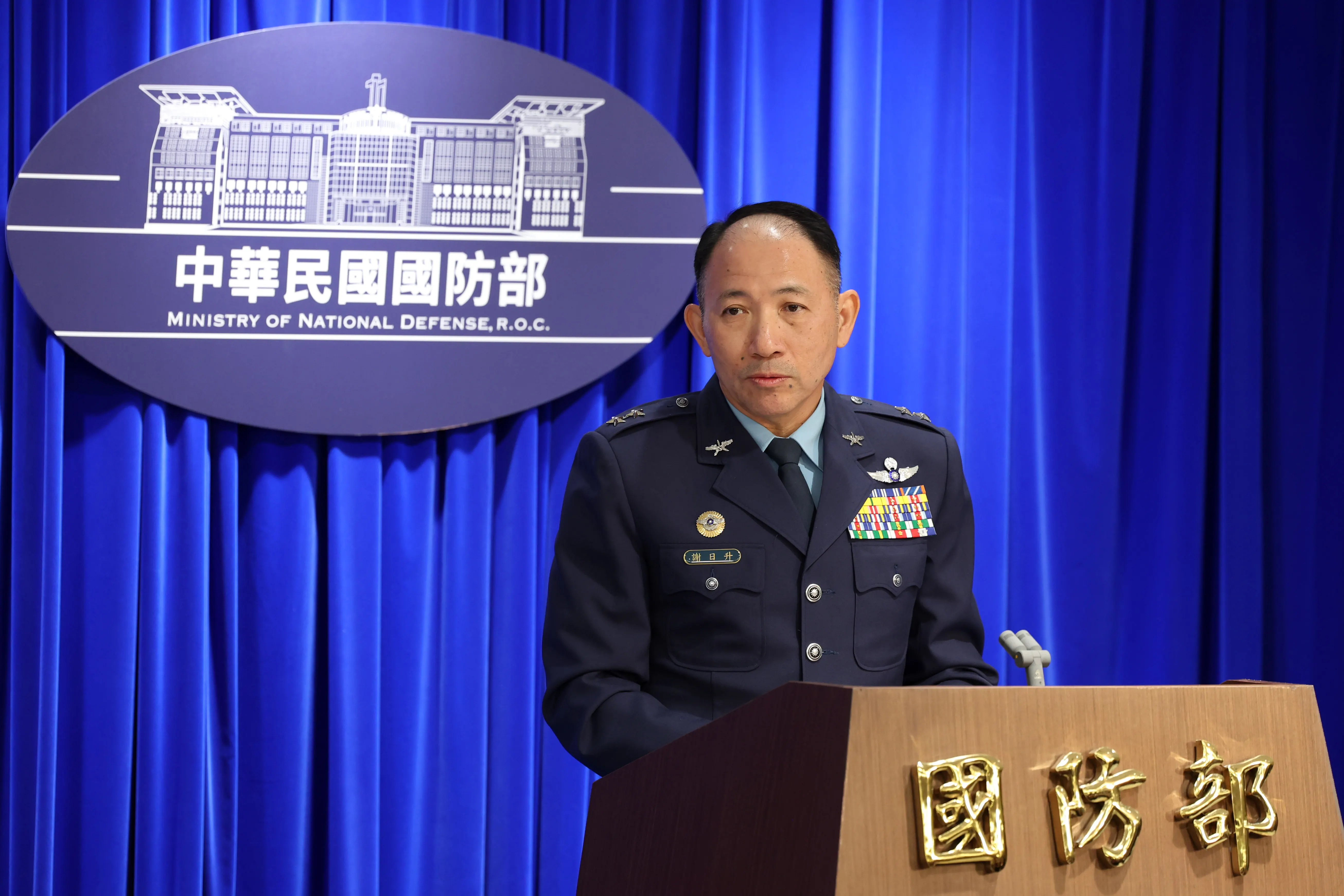 20241212-國防部情次室次長謝日升中將。（國防部提供）