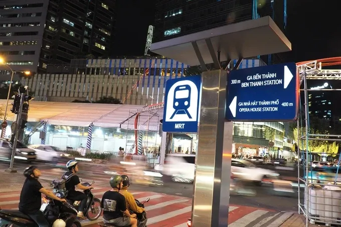 越南胡志明市第一條地鐵耗時17年終於通車。（翻攝自西貢解放日報）