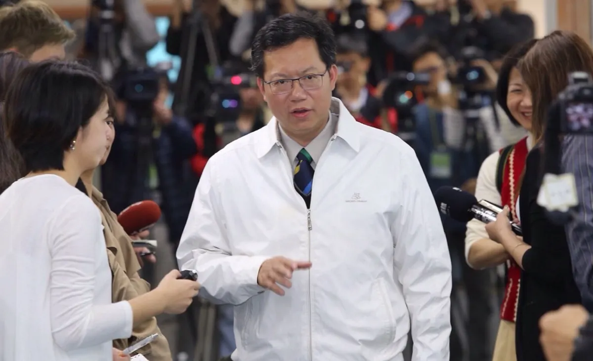 桃園市長鄭文燦25日表明，航空城政府徵收部份的「蛋白區」要全區聽證。（資料照／楊子磊）